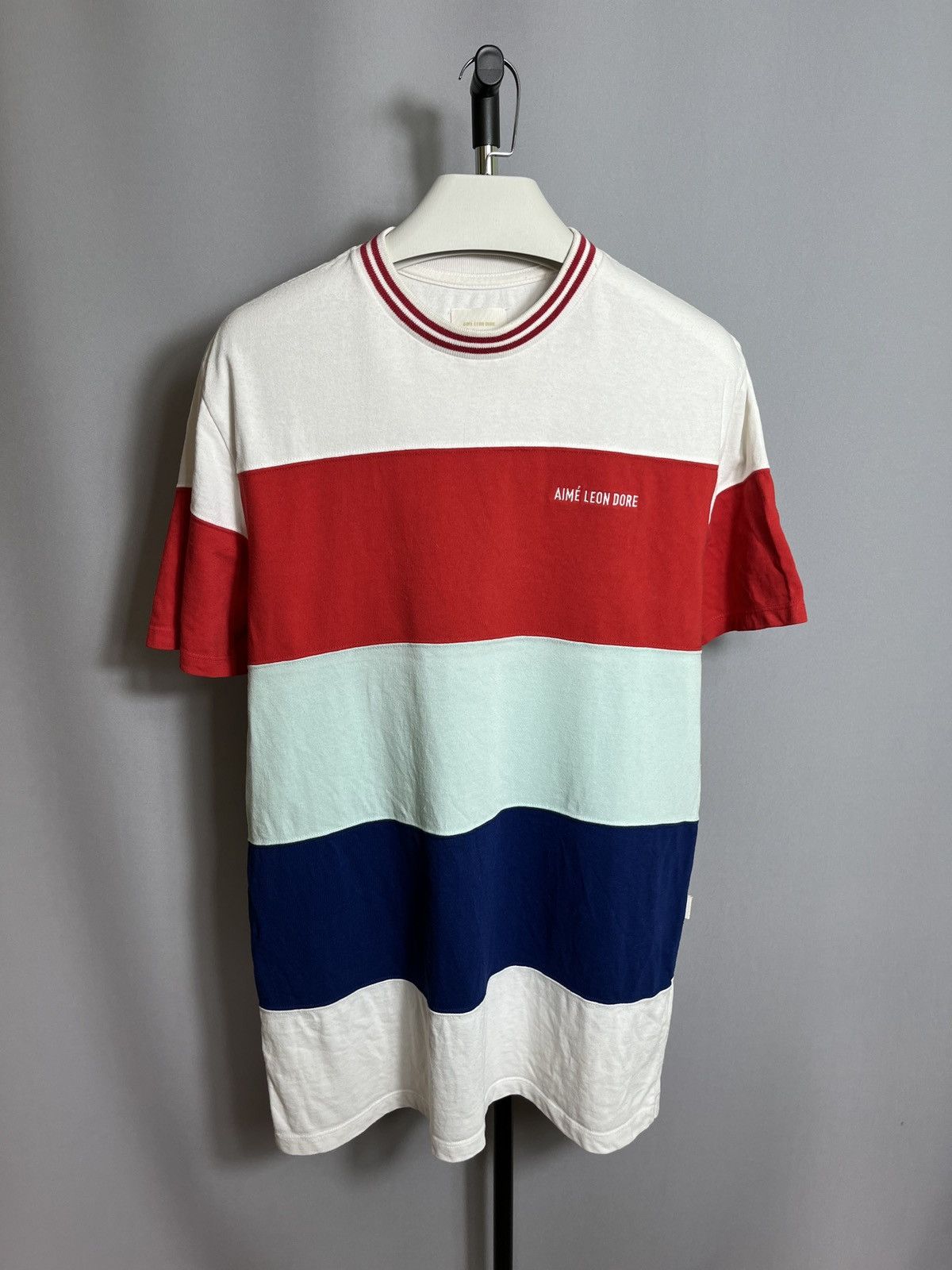 Aime Leon Dore Aime Leon Dore striped ribbed shirt mens cotton y2k casual Size US L / EU 52-54 / 3 - 1 Thumbnail
