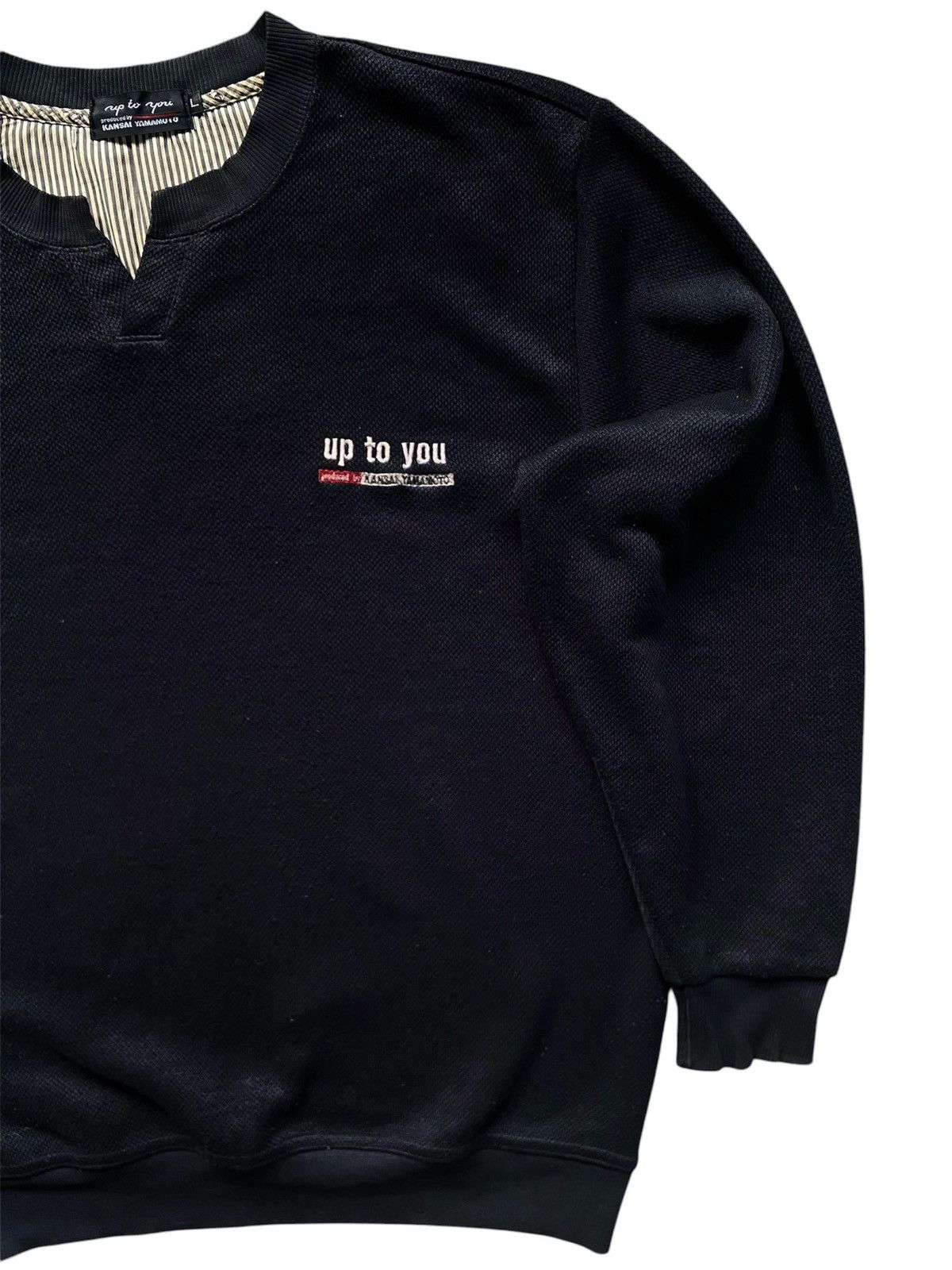 Japanese Brand × Kansai Yamamoto × Vintage Vintage Up to You Kansai Yamamoto Embroidered Logo Jumper Size US L / EU 52-54 / 3 - 4 Thumbnail