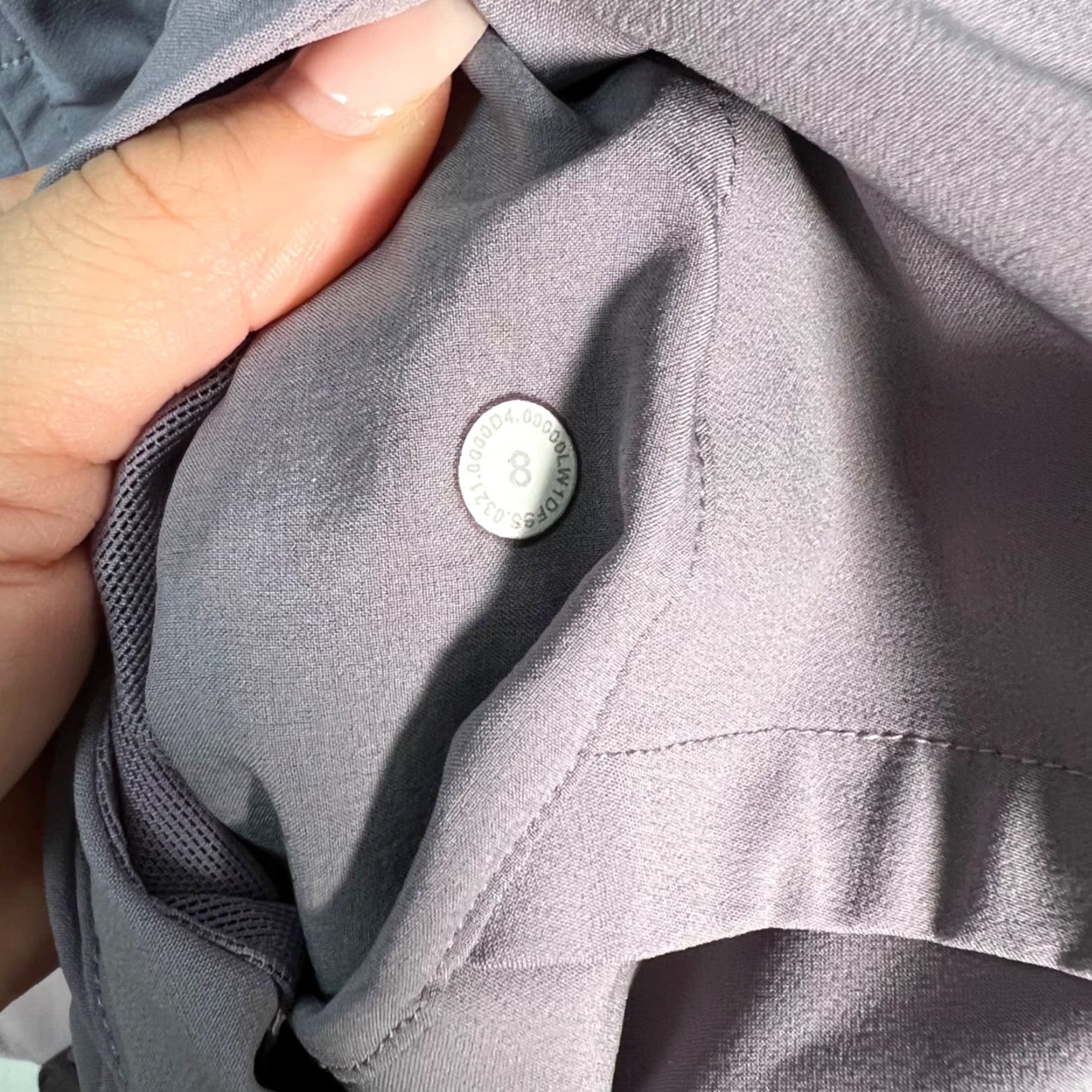 Lululemon Lululemon Womens Size 8 Lavender Zip Front Short Sleeve Utility Jumpsuit Size 30" / US 8 / IT 44 - 3 Thumbnail
