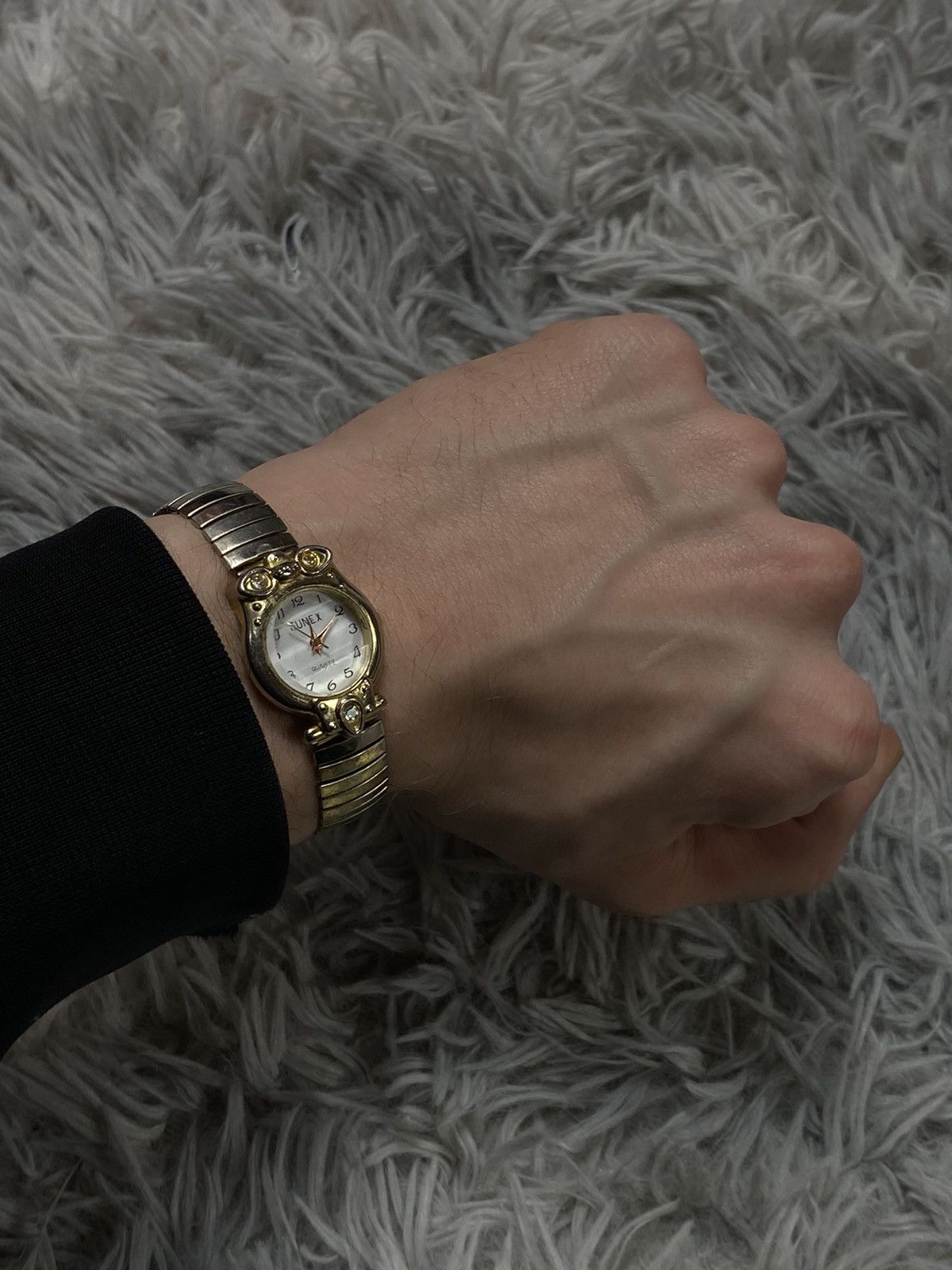 Vintage Sunex Elegant Gold-Tone Ladies Watch - Japanese Brand Size ONE SIZE - 6 Thumbnail