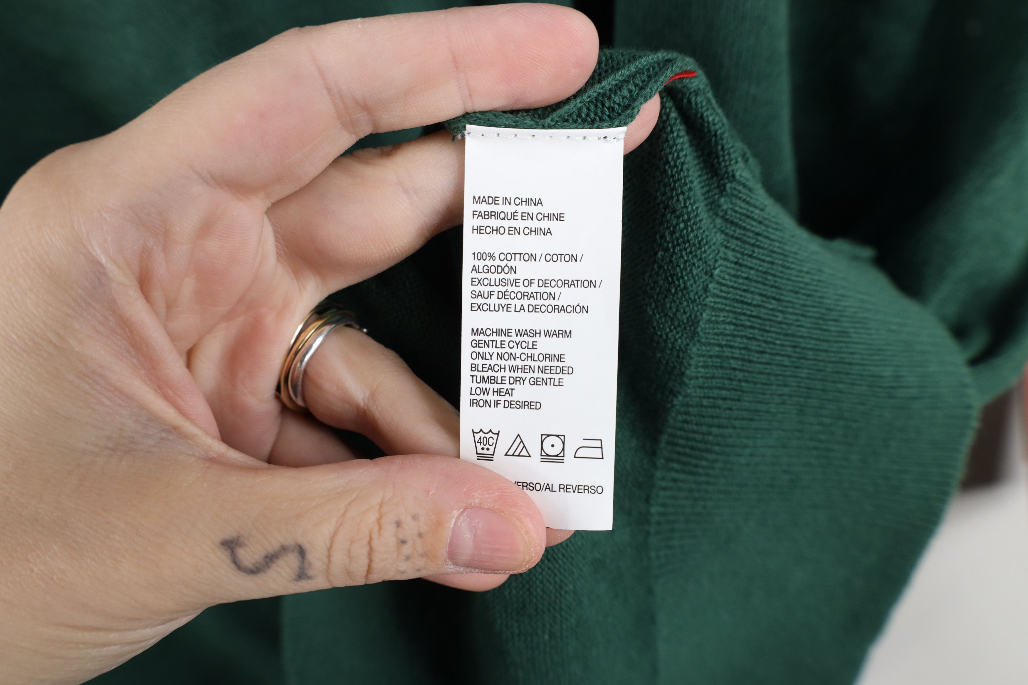 Izod New Izod Ribbed Knit Sleeveless V-Neck Sweater Vest Green Size US XXL / EU 58 / 5 - 8 Thumbnail