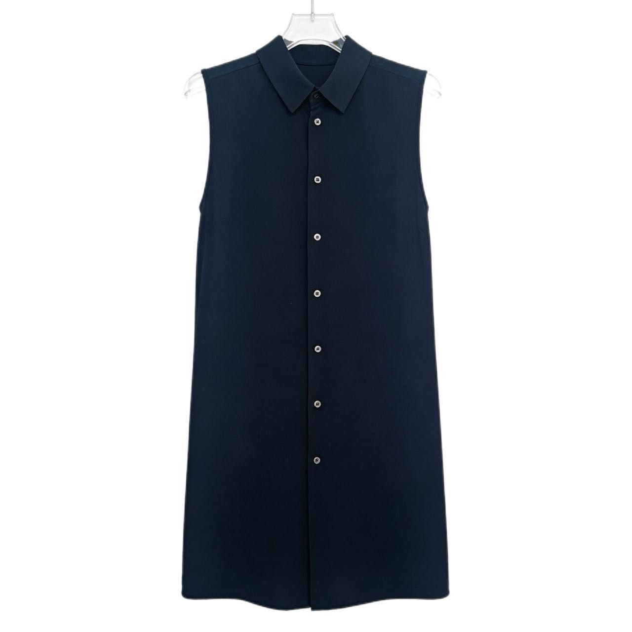 Miu Miu Miu Miu Black Mulberry Silk Sleeveless Dress K26WX Size XS / US 0-2 / IT 36-38 - 1 Thumbnail
