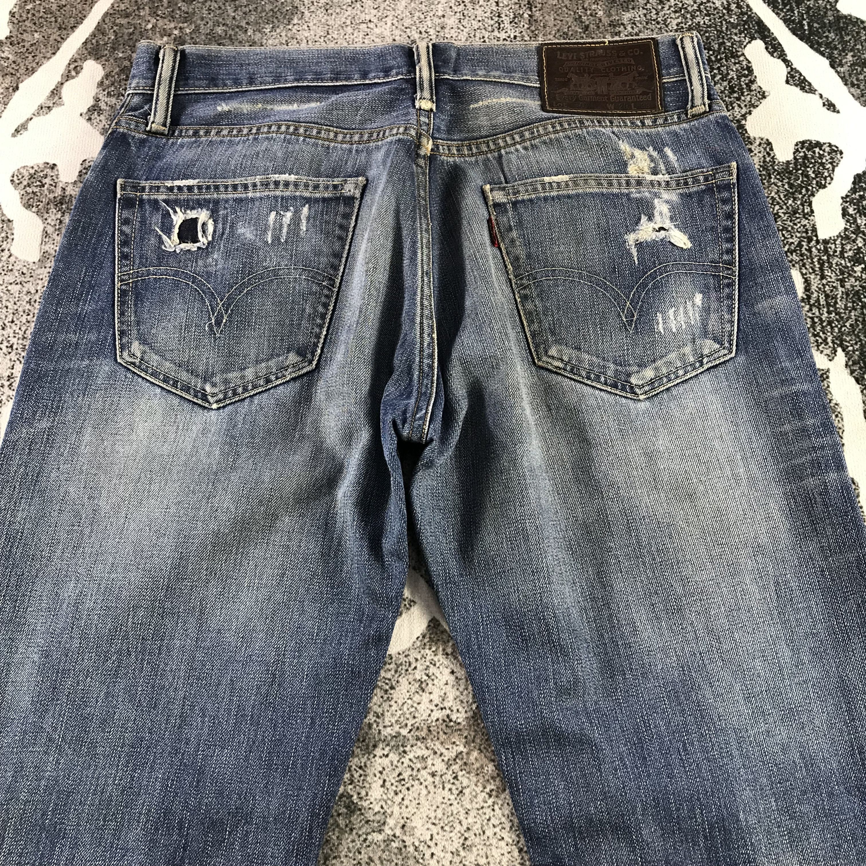 Vintage Levis 507 Jeans Distessed Denim KJ3381