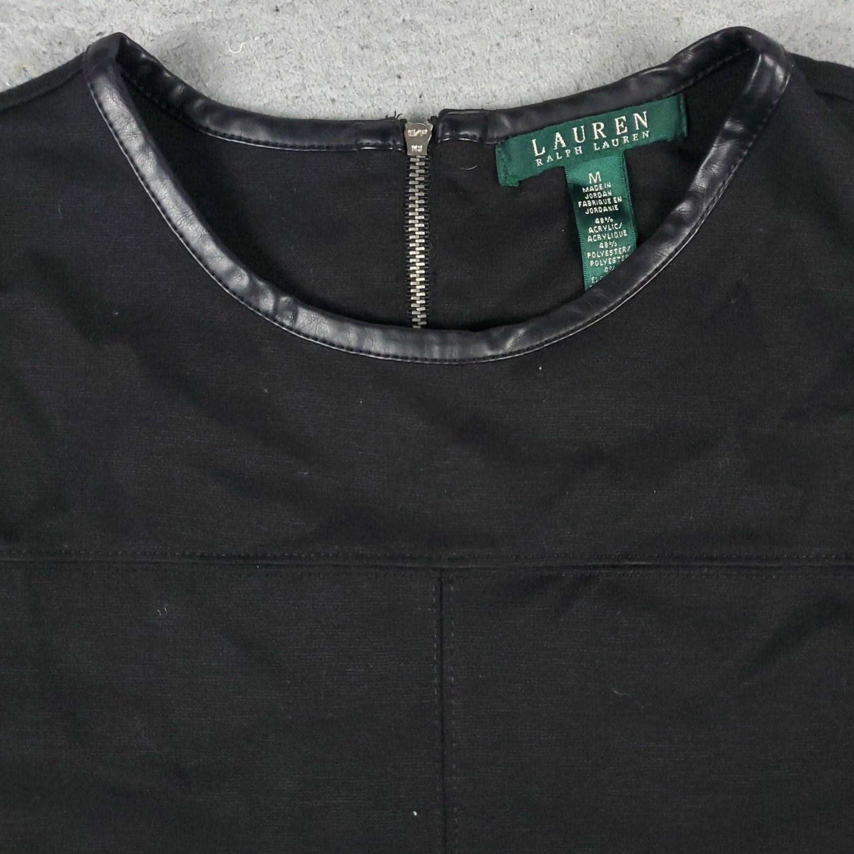 Ralph Lauren Lauren Ralph Lauren T-Shirt Womens Medium Black Short Sleeve Crew Neck Casual Size M / US 6-8 / IT 42-44 - 2 Thumbnail