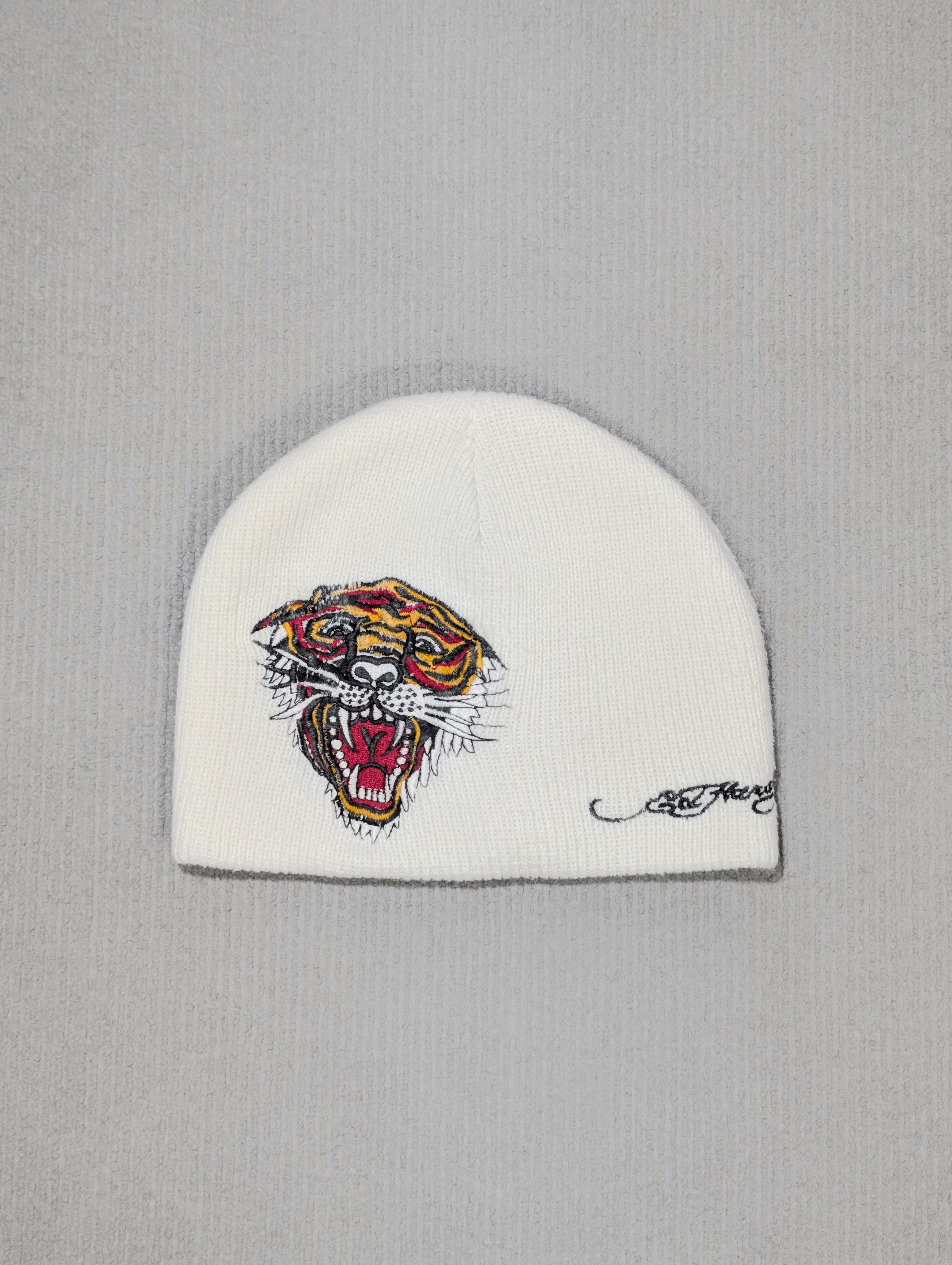 Ed Hardy Vintage Ed Hardy White Hat Cap Size ONE SIZE - 1 Thumbnail
