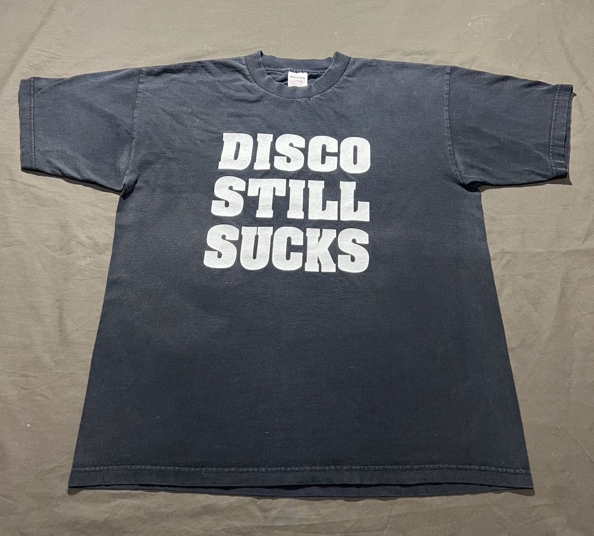 Vintage Vintage 90s DISCO STILL SUCKS Promo Tee graphic streetwear Size US XL / EU 56 / 4 - 2 Thumbnail