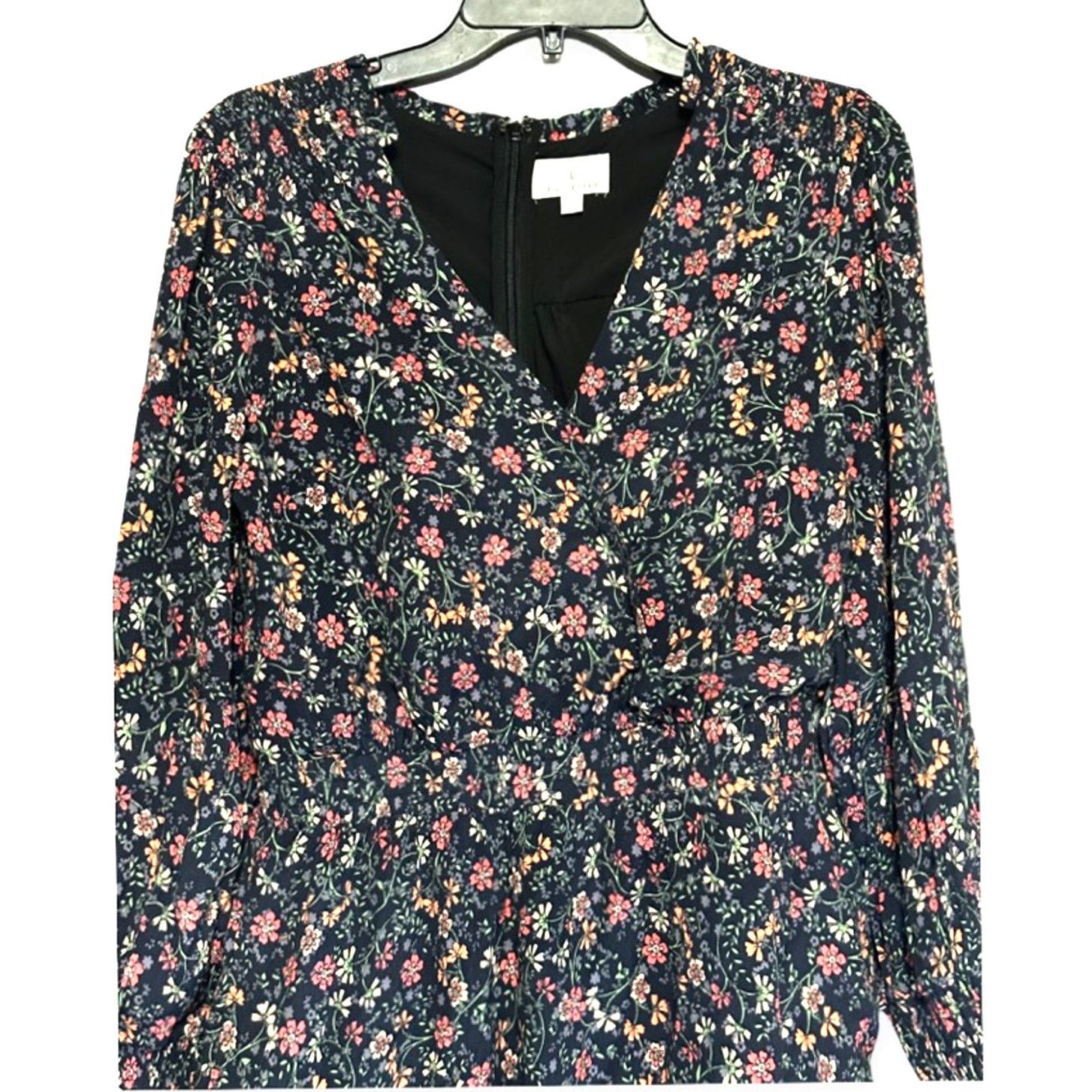 Other Lost And Wander Romper Long Sleeve Pockets Floral Black M Size 30" / US 8 / IT 44 - 3 Thumbnail
