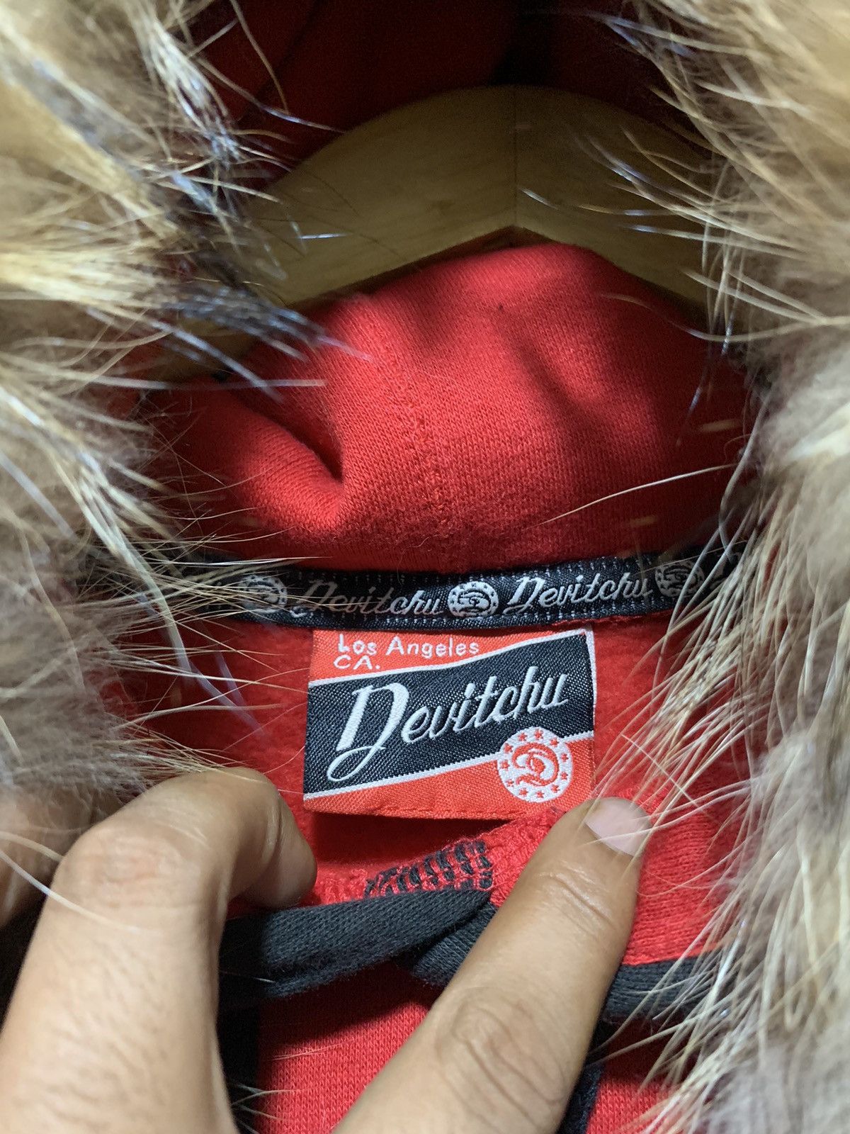 If Six Was Nine Devitchu Los Angeles rock punk skull pullover fur hoodie Size US M / EU 48-50 / 2 - 9 Thumbnail