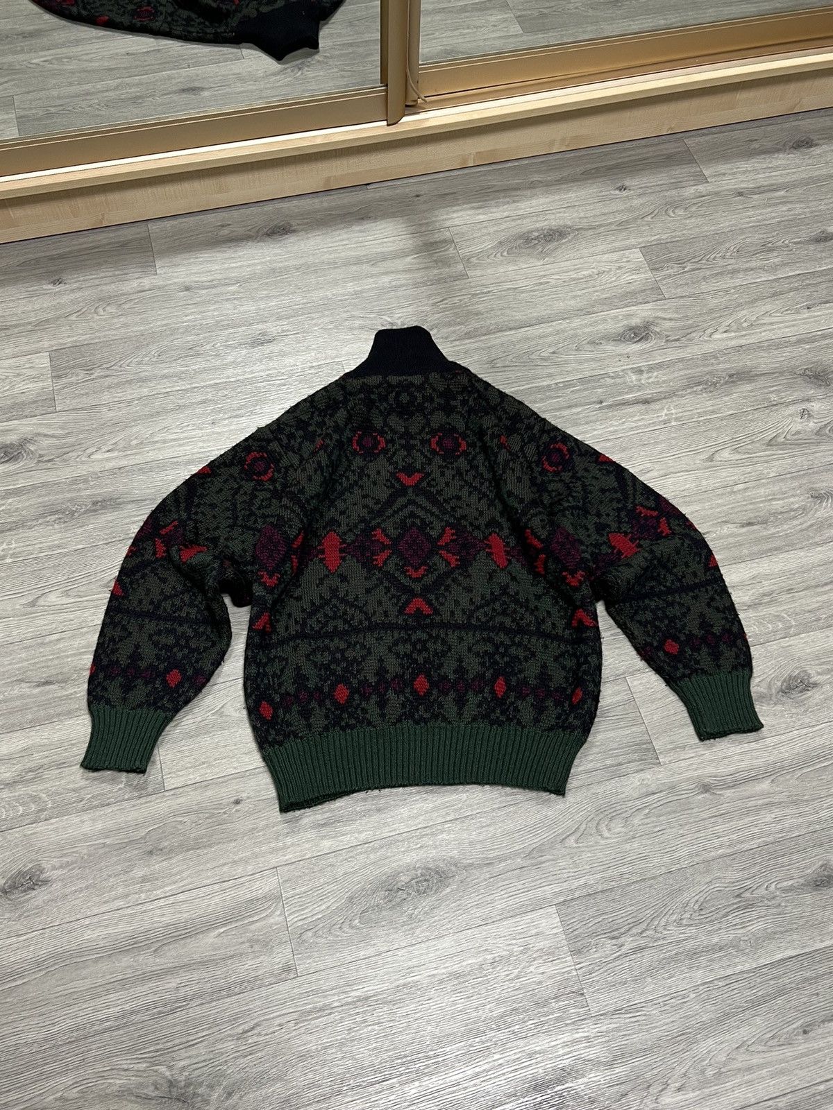Burberry's Vintage Fair Isle Knit Sweater Size L