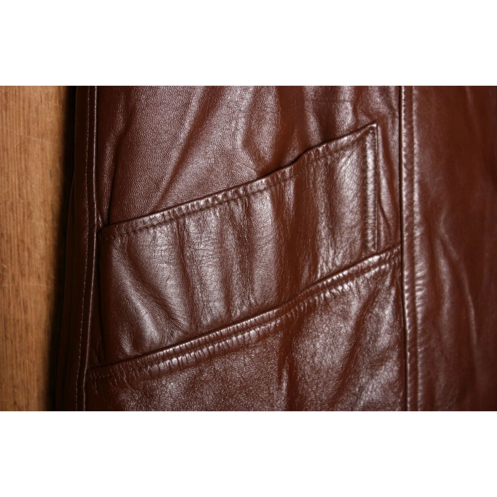 London Fog VINTAGE London Fog Car Coat Leather Brown 42 Men's Sz. 42 Zip-Out Faux Fur Liner Coat Brown Leather Car Coat Mens 42 Vintage London Fog Size US XS / EU 42 / 0 - 5 Thumbnail