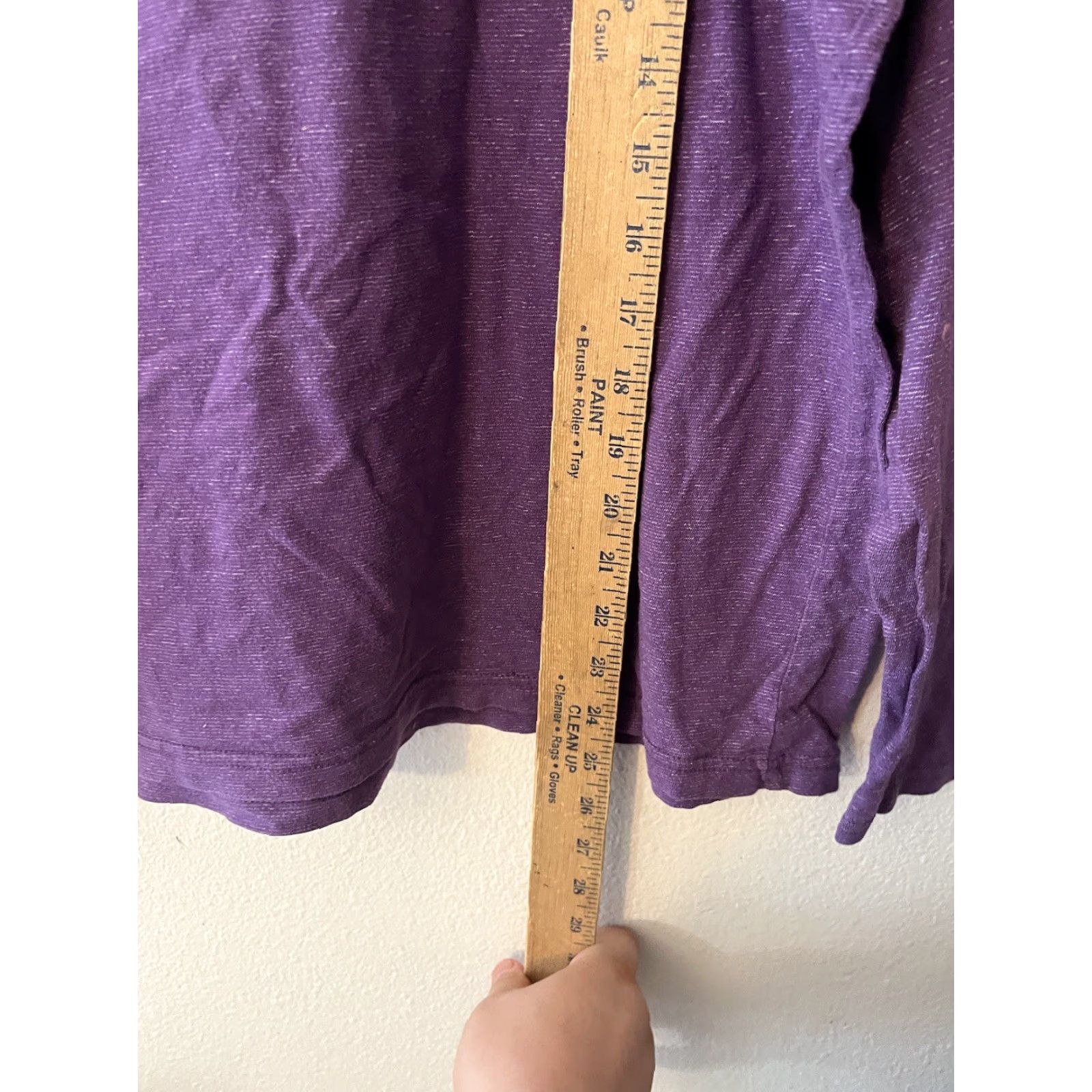 Croft & Barrow Croft & Barrow Classic T Shirt Women's XXL Purple Knit Top Round Neck Long Sleeve Casual Size XXL / US 16-18 / IT 52-54 - 4 Thumbnail