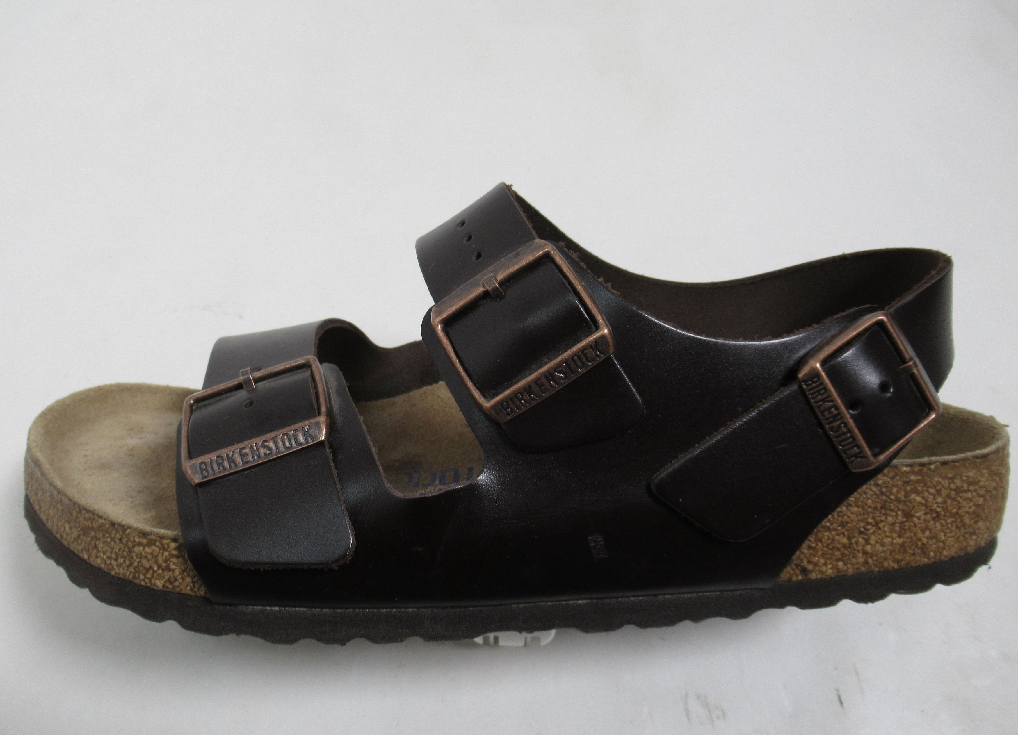 Birkenstock Birkenstock Milano Buckle Leather Sandals Brown 9 US M Size US 9 / EU 42 - 7 Thumbnail