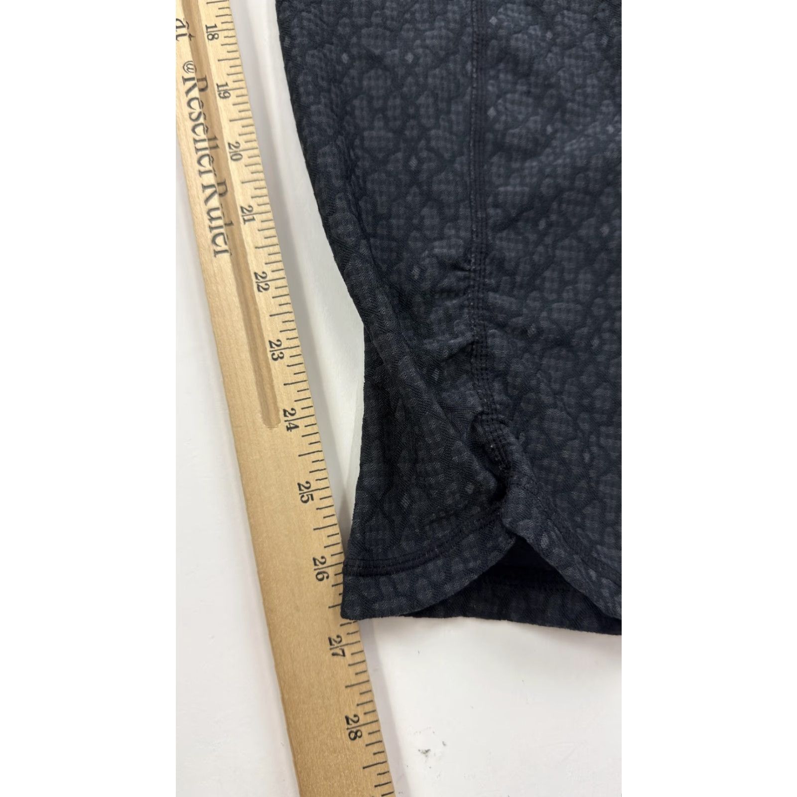 Prana Prana Leggings Womens Black XL Pattern Yoga Athletic Gym Stretch Pants Nylon Size 40" / US 18 - 6 Thumbnail