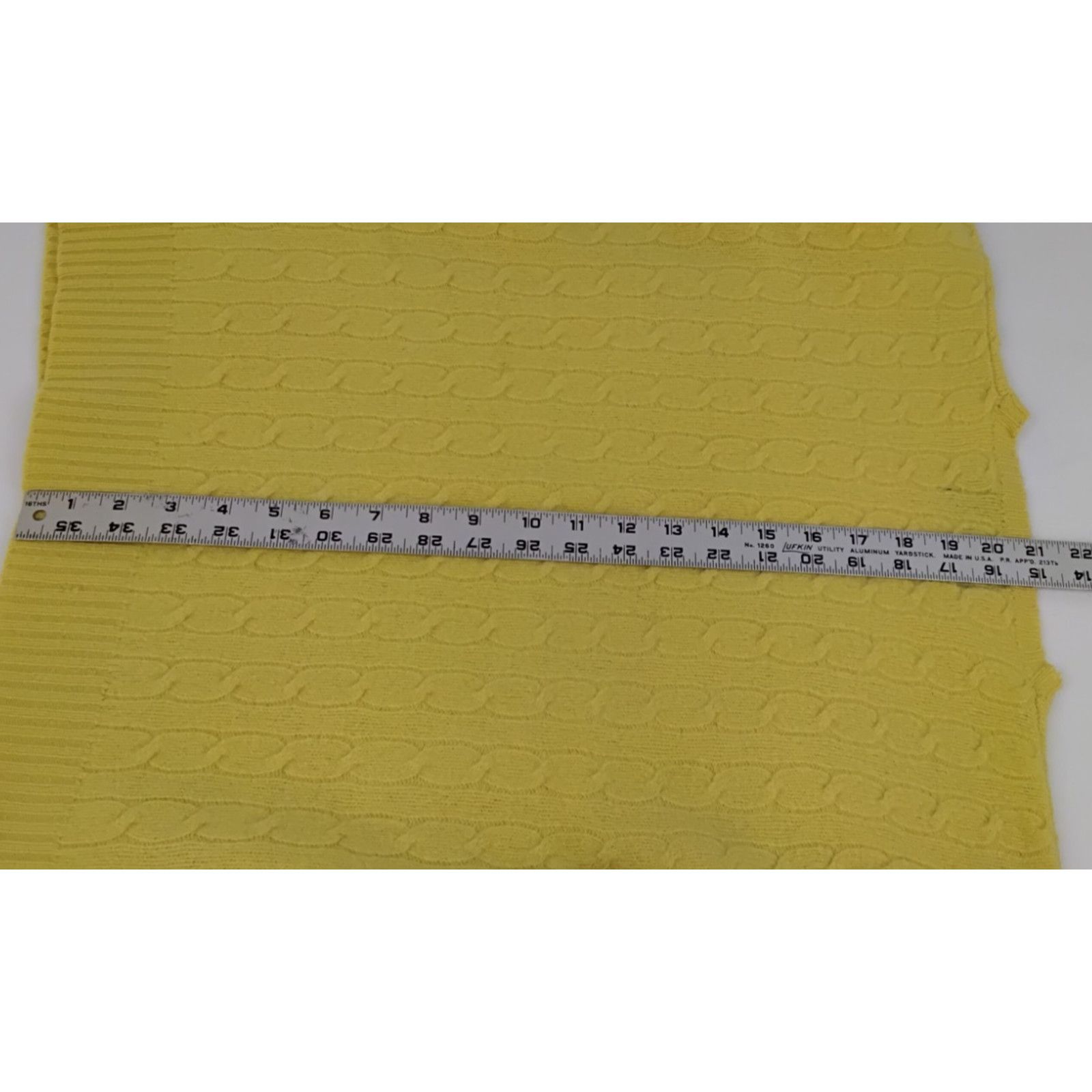 Ralph Lauren Ralph Lauren Lambswool Sweater Women's S Yellow Cable Worn Size S / US 4 / IT 40 - 13 Thumbnail