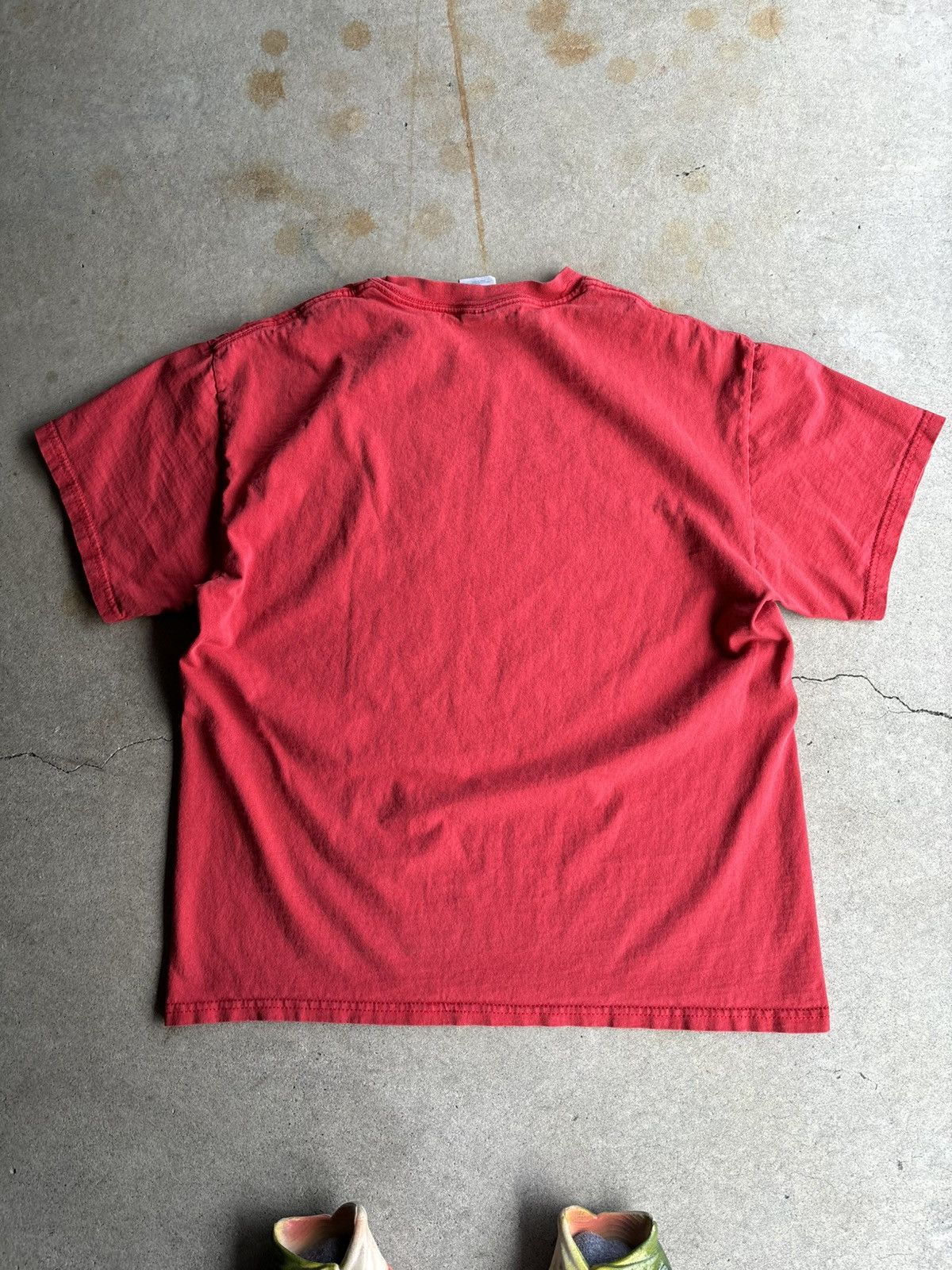 Vintage Crazy 90s Dairy Queen Racing Boxy Faded Red Car Tee Size US L / EU 52-54 / 3 - 2 Thumbnail