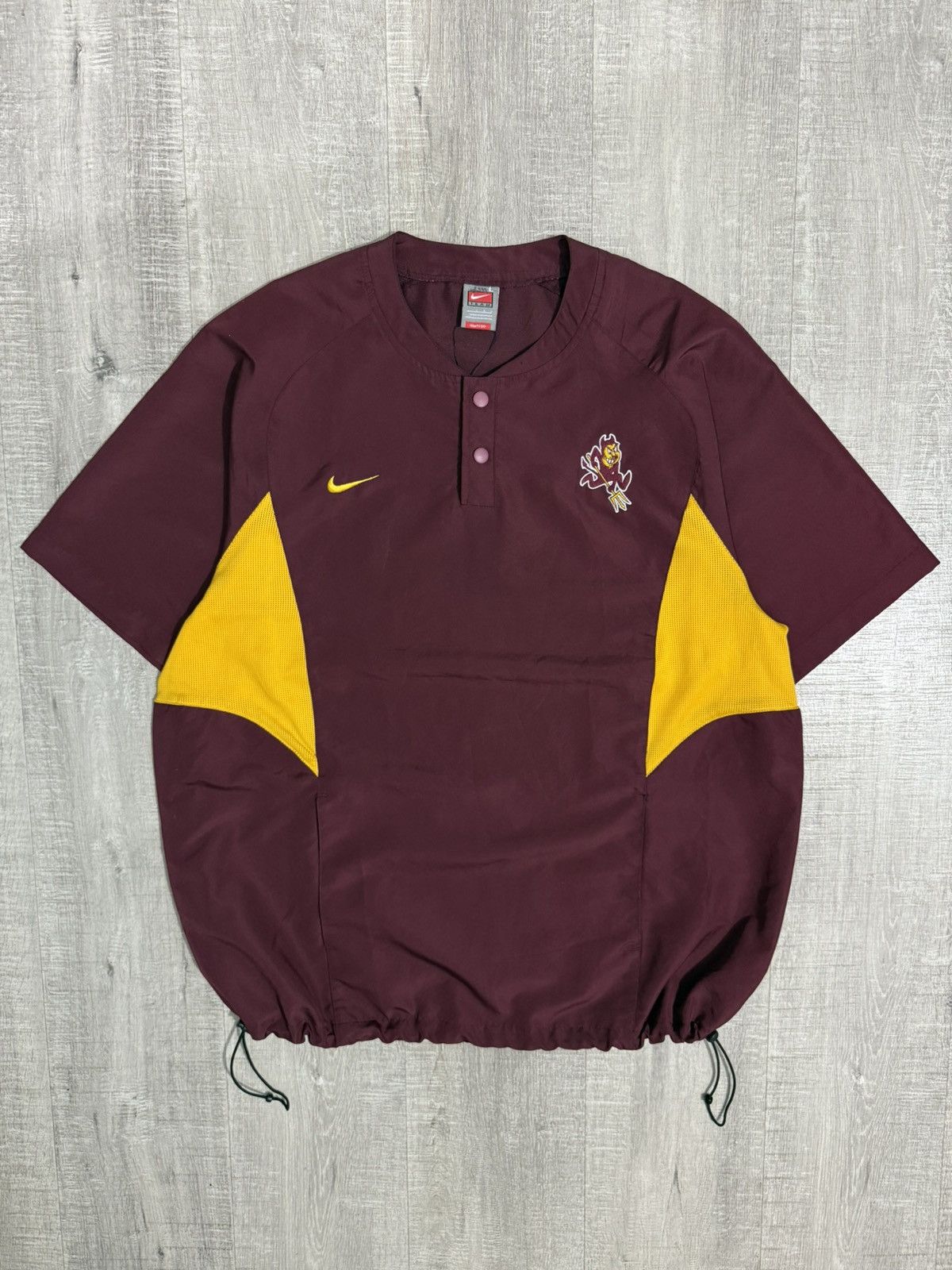 Nike Vintage nike arizona state sun devils half button jacket Size US L / EU 52-54 / 3 - 7 Thumbnail