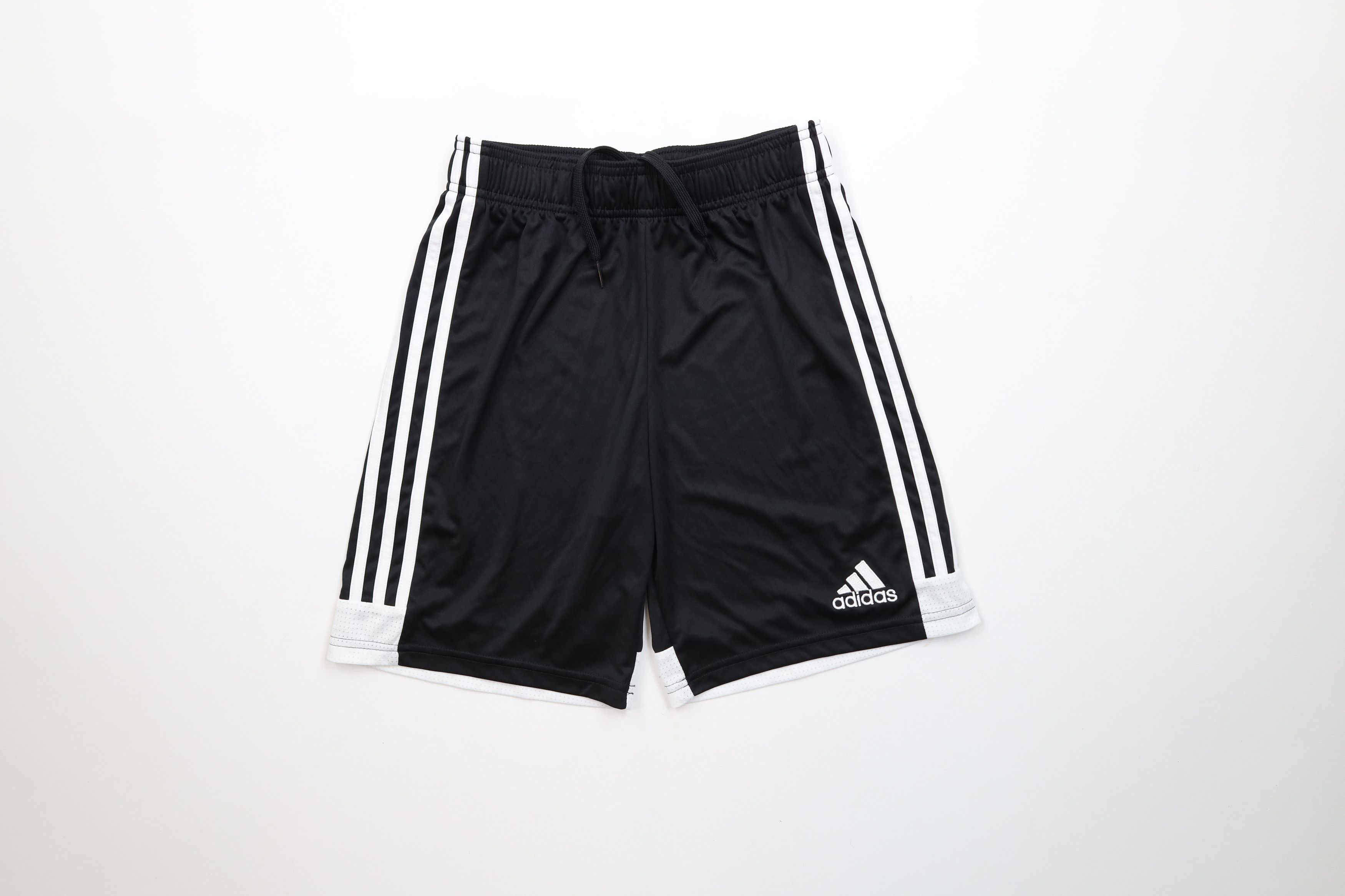 Adidas × Vintage Vintage Adidas Striped Running Jogging Soccer Shorts Black Size US 30 / EU 46 - 1 Thumbnail