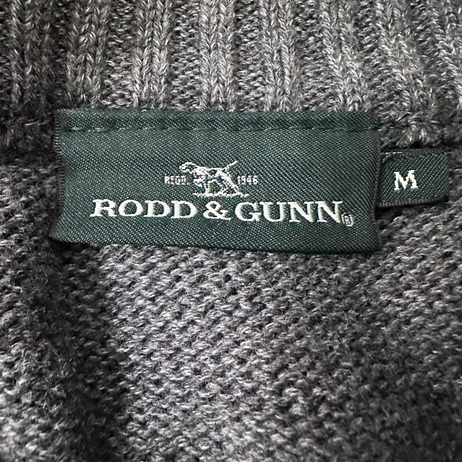 Rodd & Gunn Rodd & Gunn Sweater Mens Medium Gray 100% Cotton Quarter Size US M / EU 48-50 / 2 - 6 Thumbnail