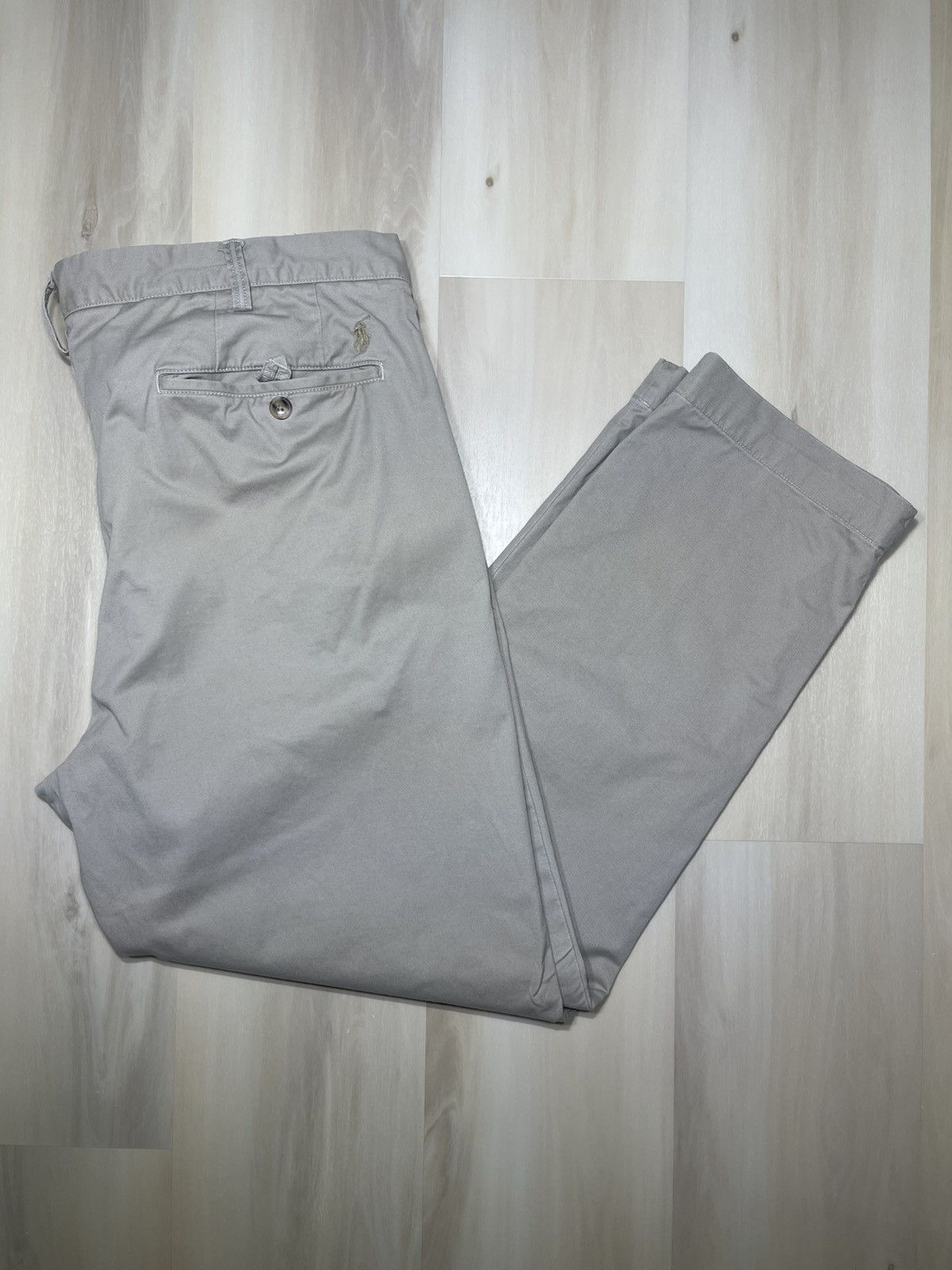 Polo Ralph Lauren Polo Ralph Lauren Pants 40x30 Khaki Chino Stretch Slim Fit Size US 40 / EU 56 - 1 Thumbnail