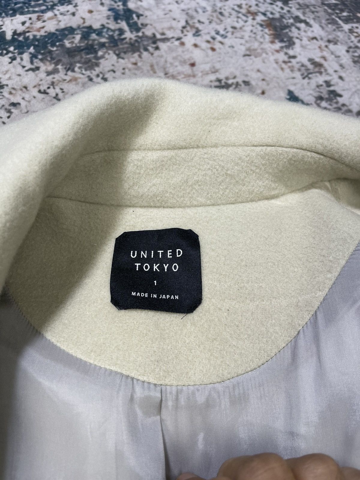Japanese Brand United Tokyo Button Up Skirt Slit Belted Wool Coat Size XS / US 0-2 / IT 36-38 - 16 Thumbnail