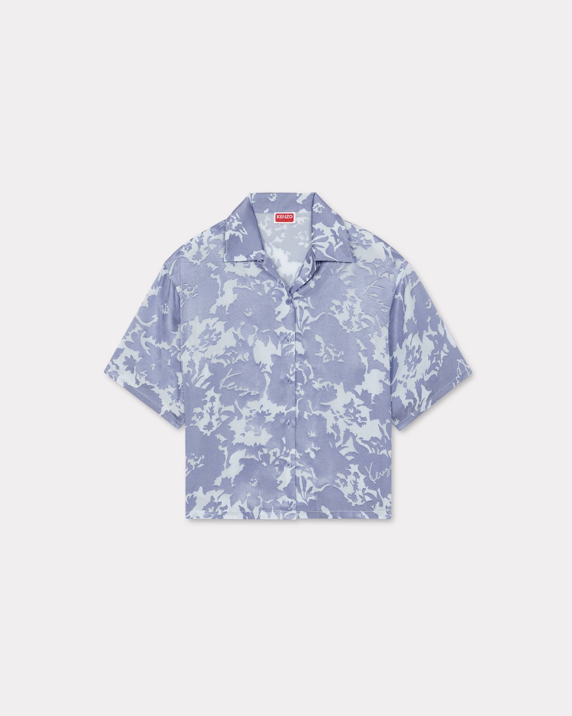 Kenzo o1y1025 Patterned Shirt in Azure Size S / US 4 / IT 40 - 1 Thumbnail
