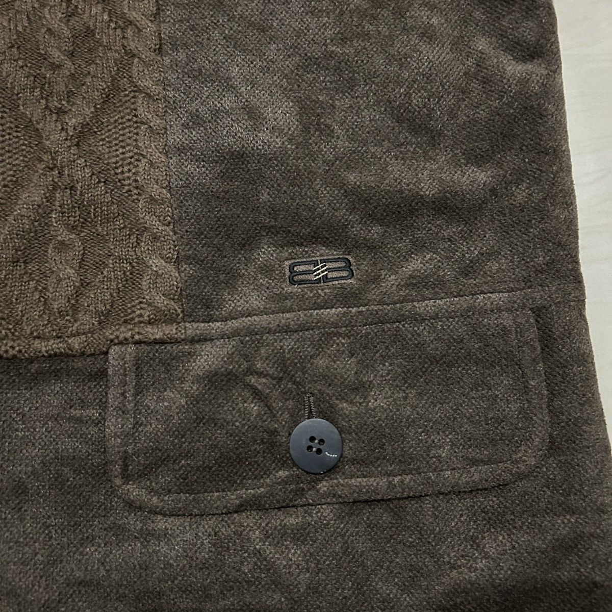 Balenciaga Vintage Balenciaga Sports Wool knit coat Size US M / EU 48-50 / 2 - 5 Thumbnail