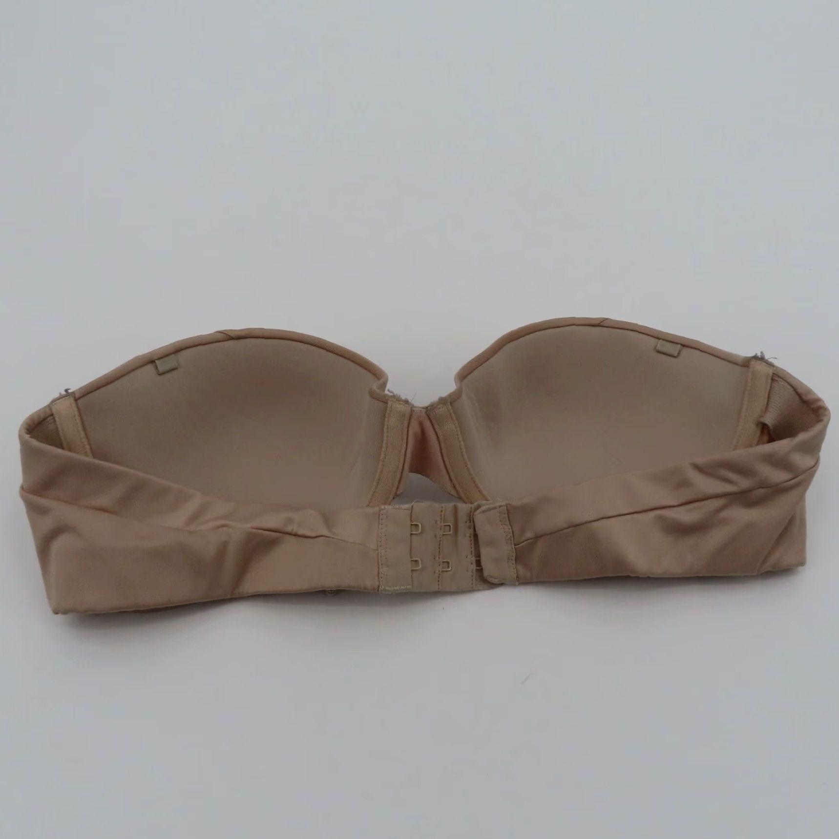 Vintage Maidenform Strapless Push Up Bra 34A 15763 Beige Underwire Padded Women Size ONE SIZE - 5 Thumbnail
