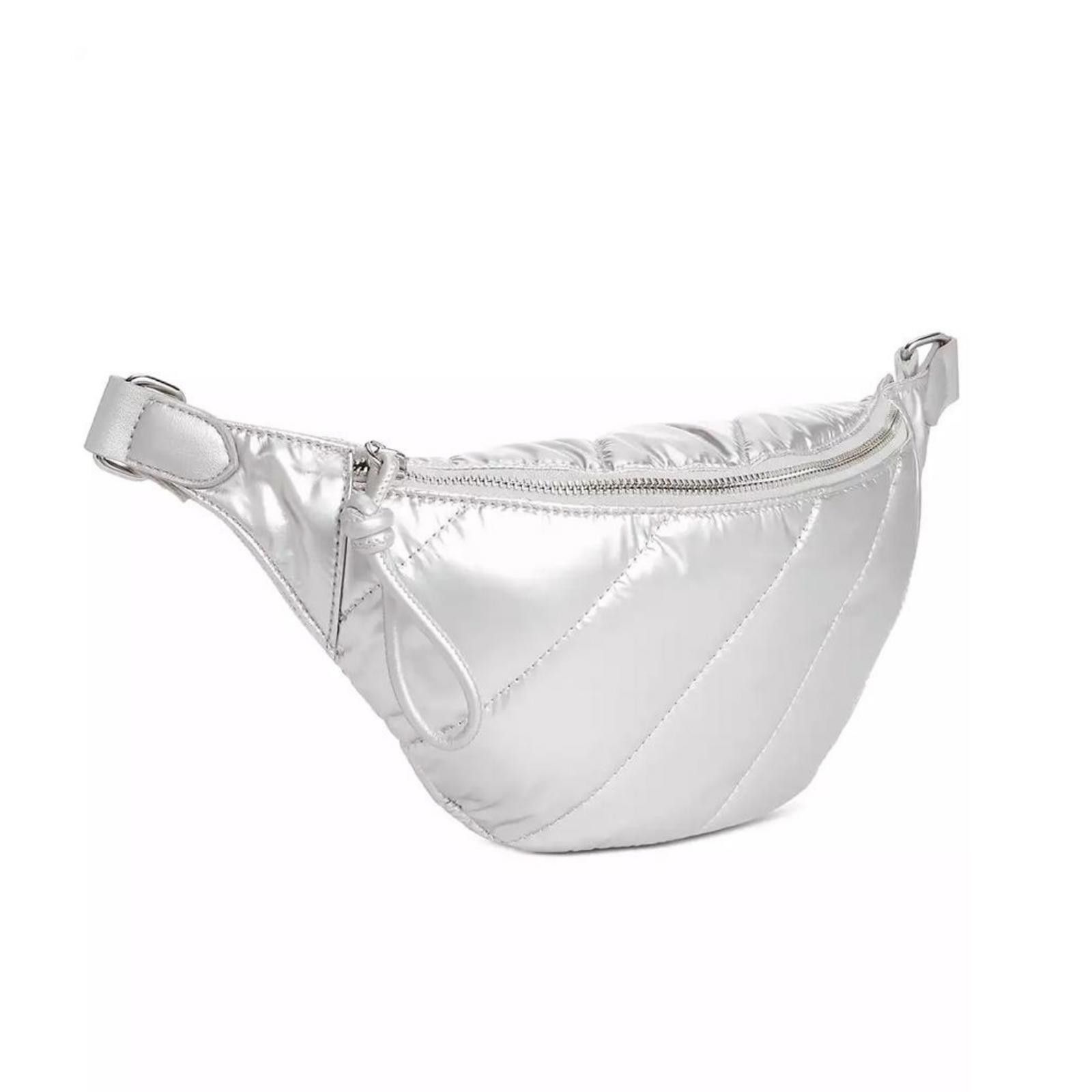 Other On 34th Nylon Metallic Belt Bag – Silver Size ONE SIZE - 2 Thumbnail
