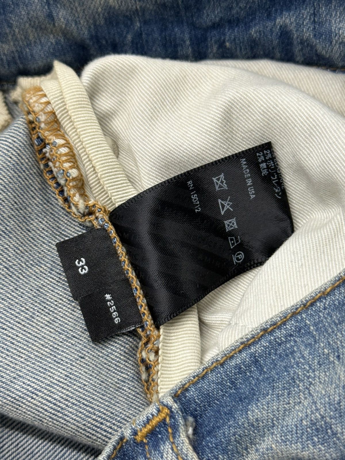 Amiri Amiri Bandana Star Patchwork Skinny Jeans Size US 33 - 14 Thumbnail