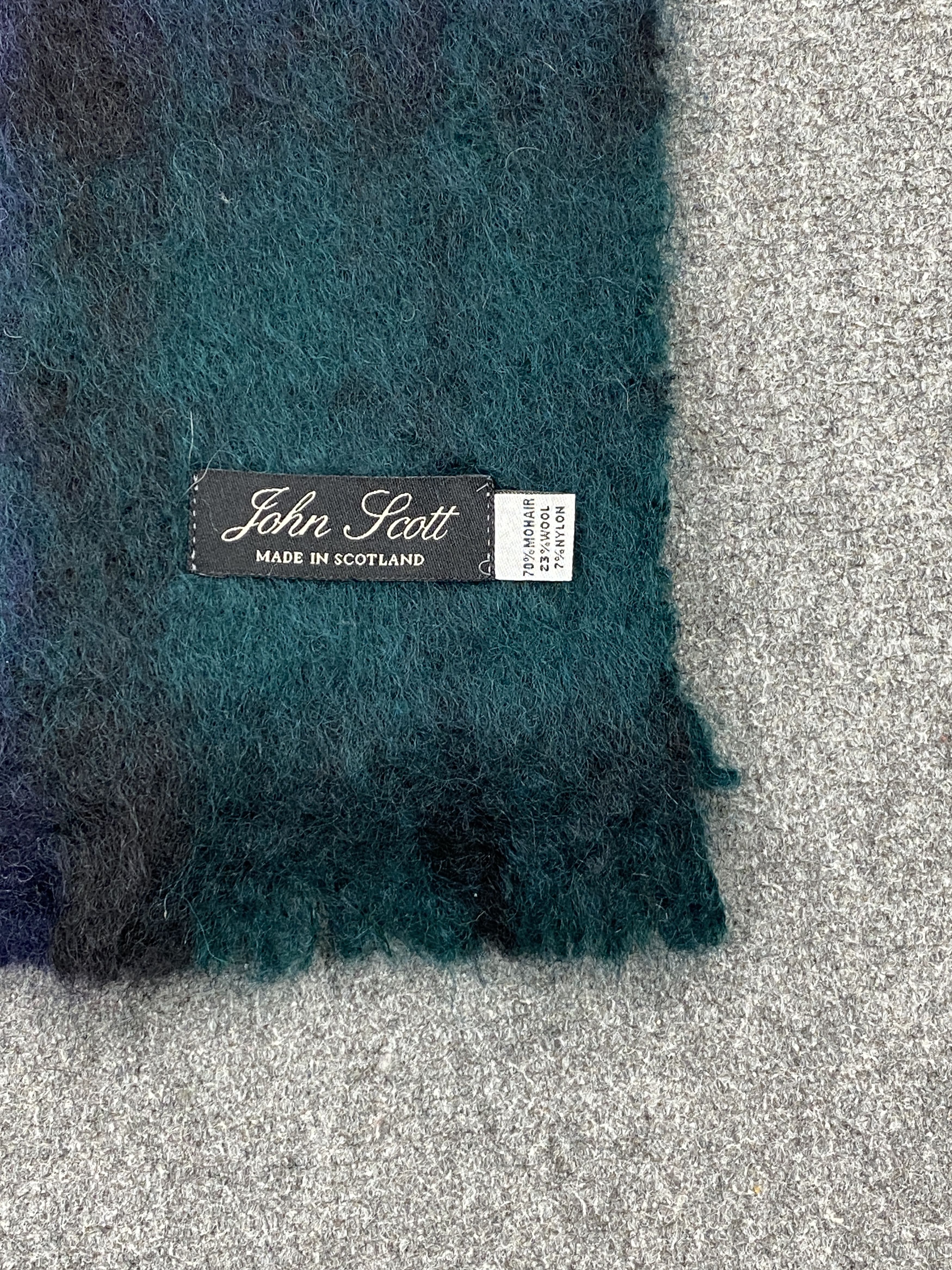 Vintage John Scott Mohair Scarf / Muffler / Neckwear -SC0038 Size ONE SIZE - 4 Thumbnail