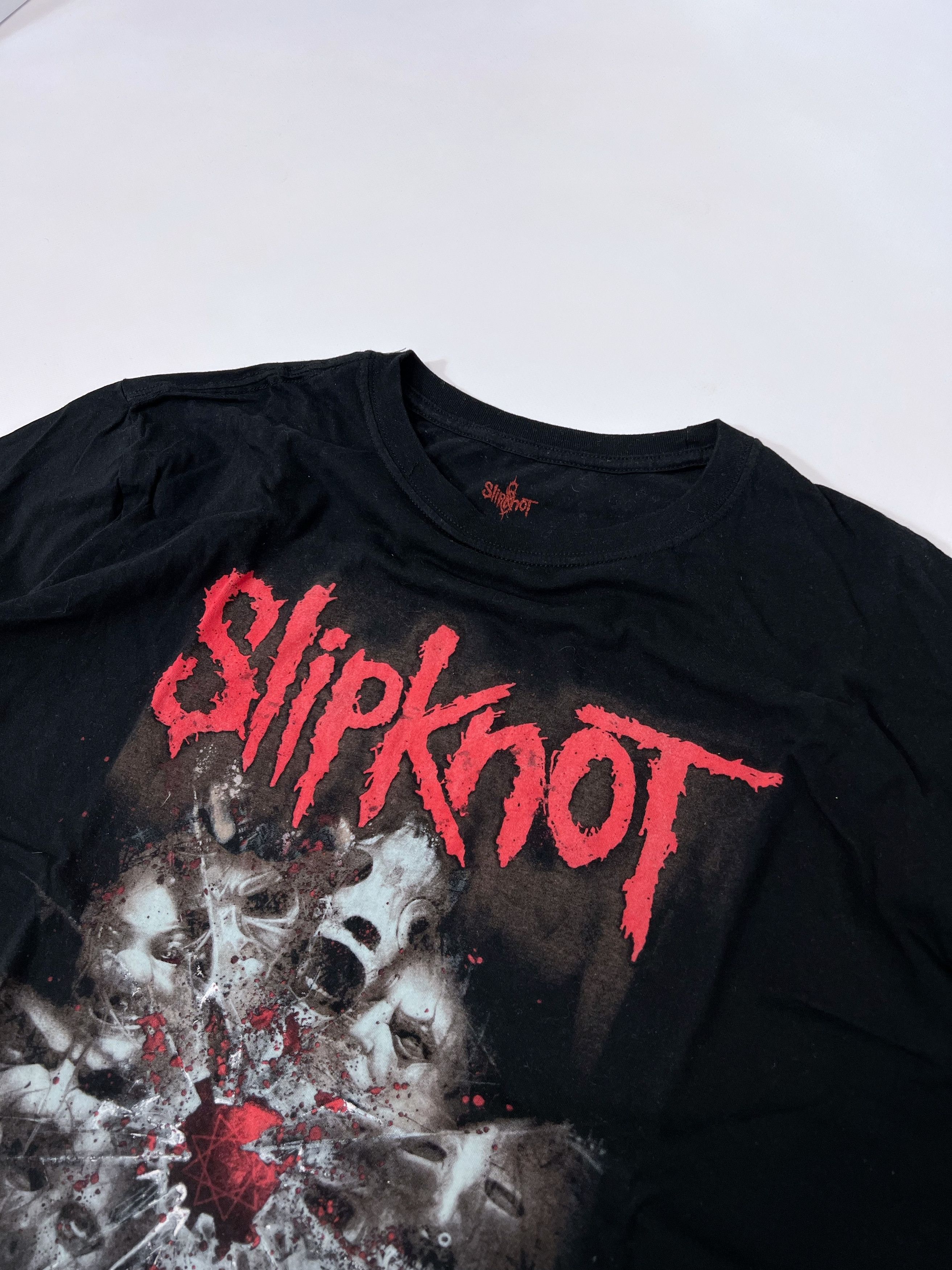 Band Tees Slipknot t-shirt rare shoot through Size US XL / EU 56 / 4 - 2 Thumbnail