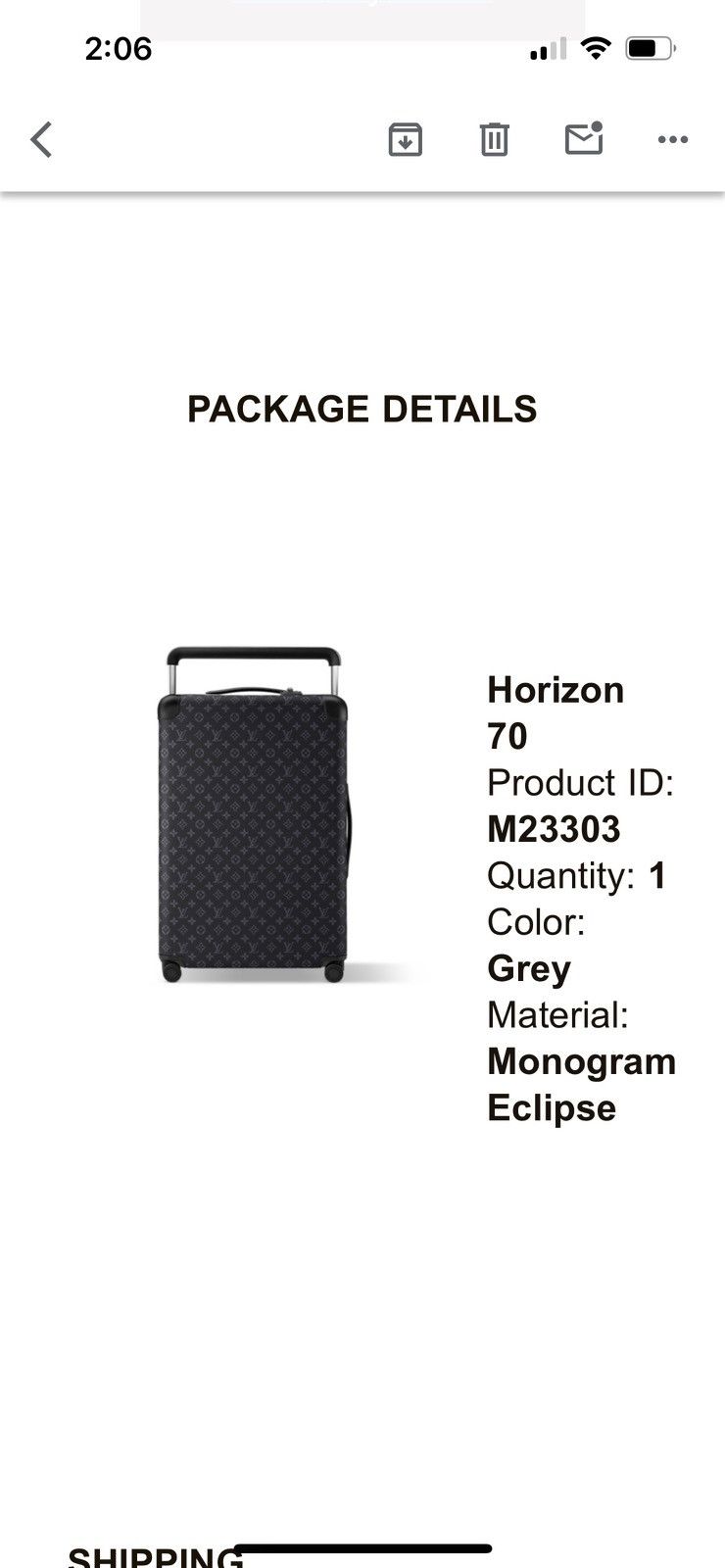 Louis Vuitton Louis Vuitton luggage Size ONE SIZE - 7 Thumbnail