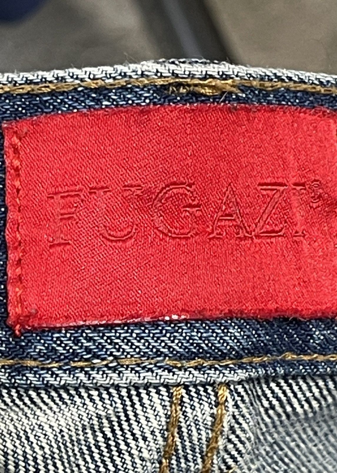 Fugazi Fugazi Chain Splatter Stitched Denim Jeans Size US 34 / EU 50 - 5 Thumbnail