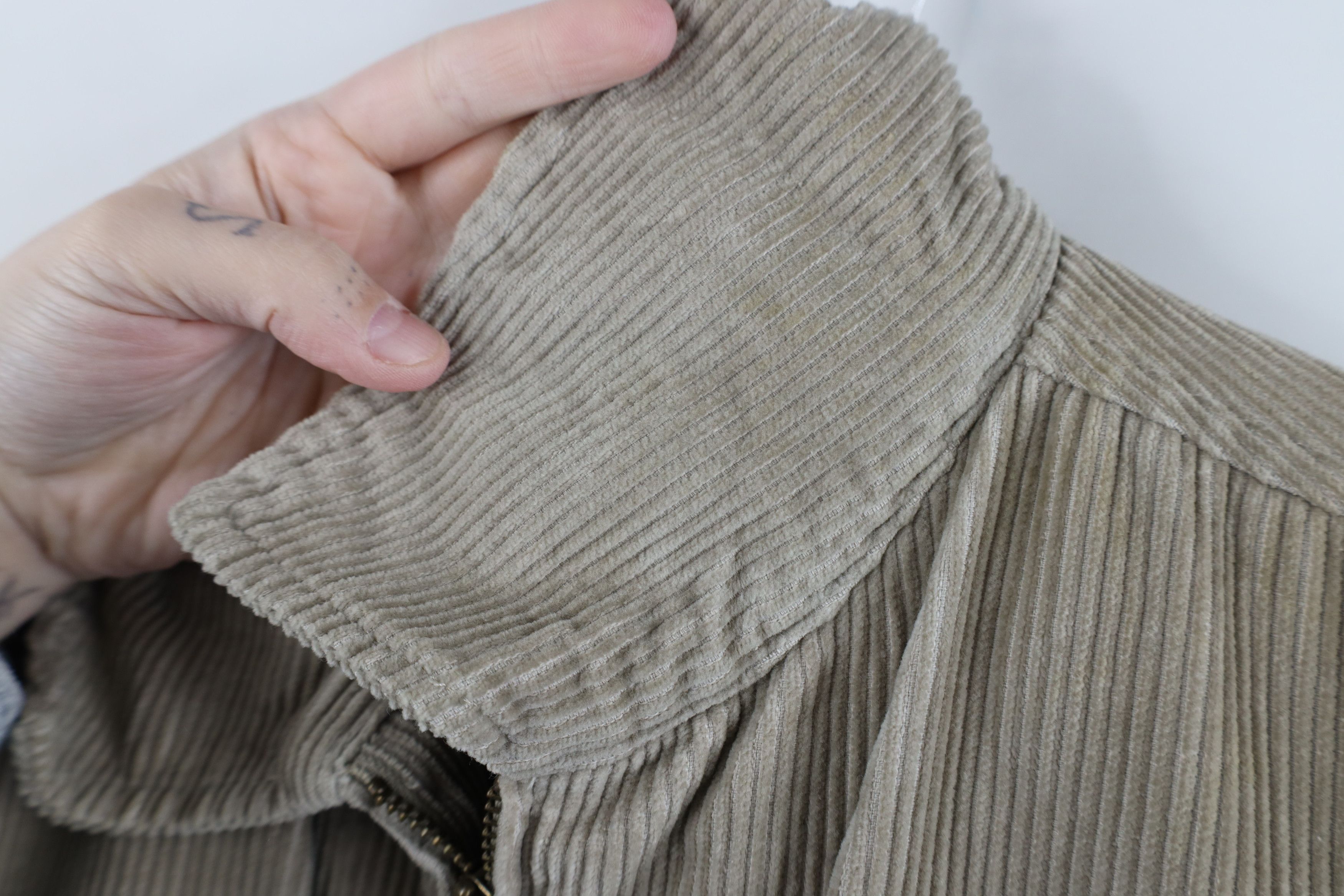 Vintage Vintage 90s Streetwear Lined Corduroy Shirt Jacket Jac Shirt Size US XXL / EU 58 / 5 - 7 Thumbnail