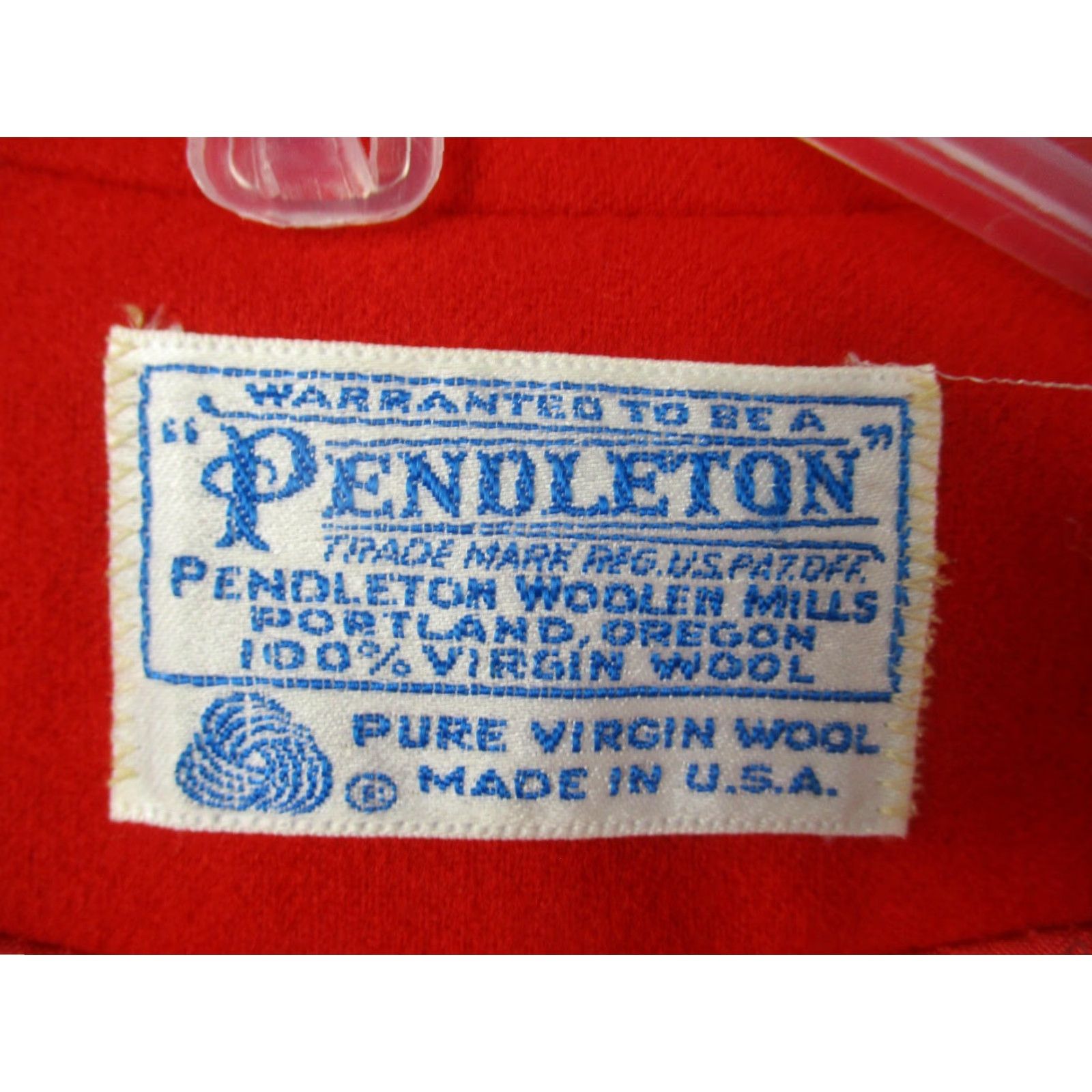 Pendleton VINTAGE Pendleton Blazer Womens 18 Red Wool Gold Buttons Pockets Made USA 70s Jacket Womens Red Wool Blazer 70s Vintage Cheap Shipping Size XXL / US 16-18 / IT 52-54 - 3 Thumbnail