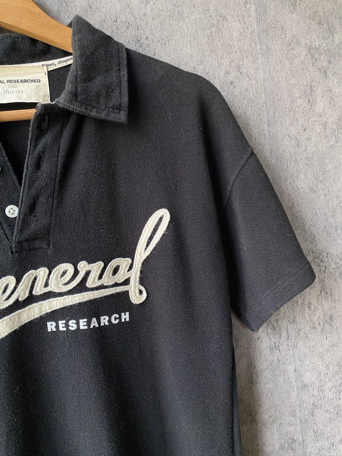 General Research 1999 General Researched Black Faded Deconstructed Shirt Size US S / EU 44-46 / 1 - 6 Thumbnail