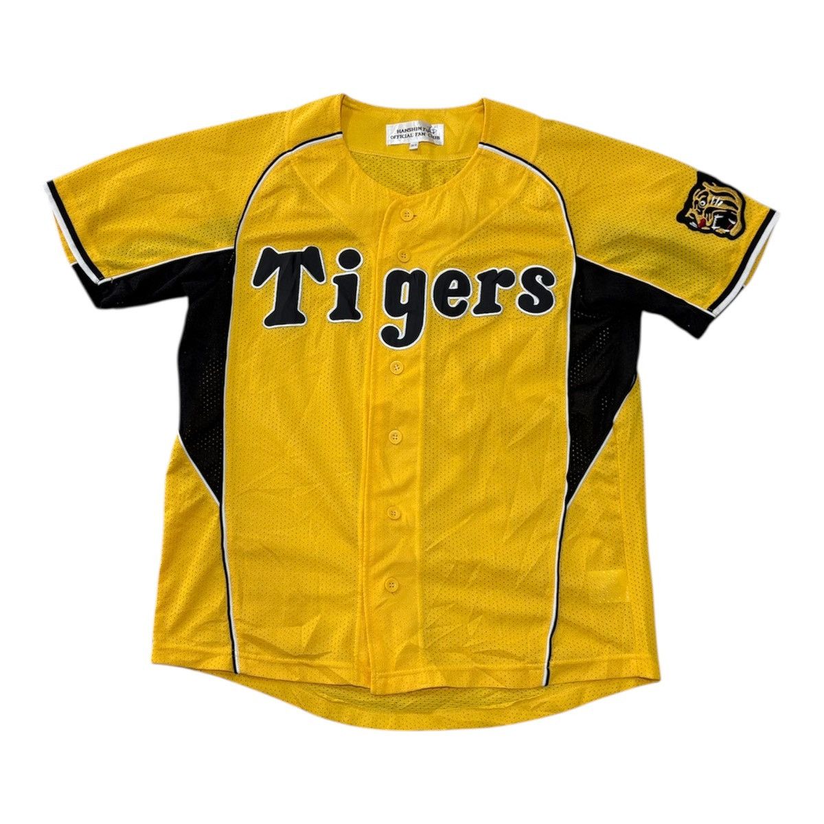 Japanese Brand Hanshin Tigers Japanese Baseball Jersey Mizuno Size US S / EU 44-46 / 1 - 1 Thumbnail