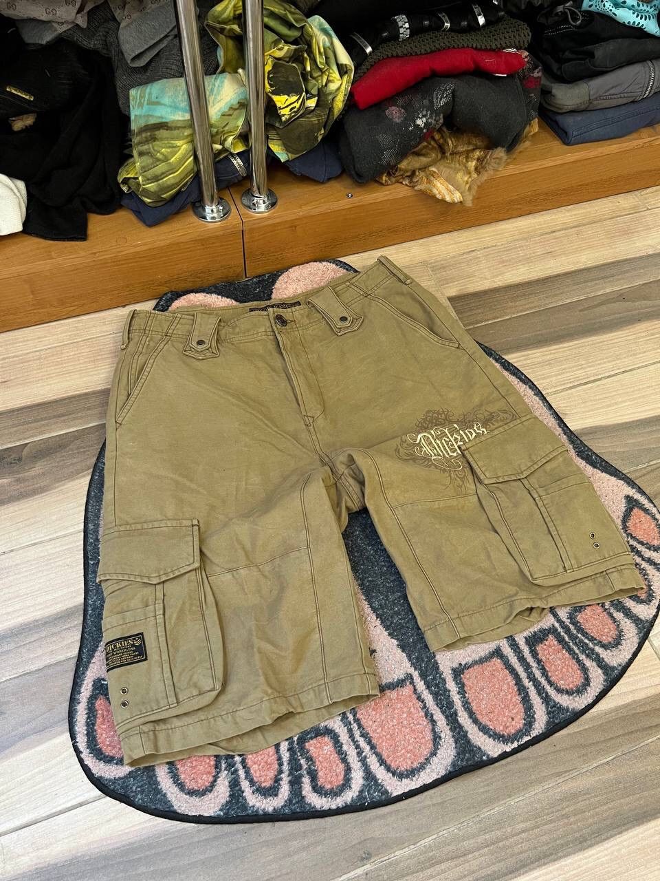 Dickies × Vintage Vintage Dickies Baggy Cargo Shorts Size US 33 - 1 Thumbnail
