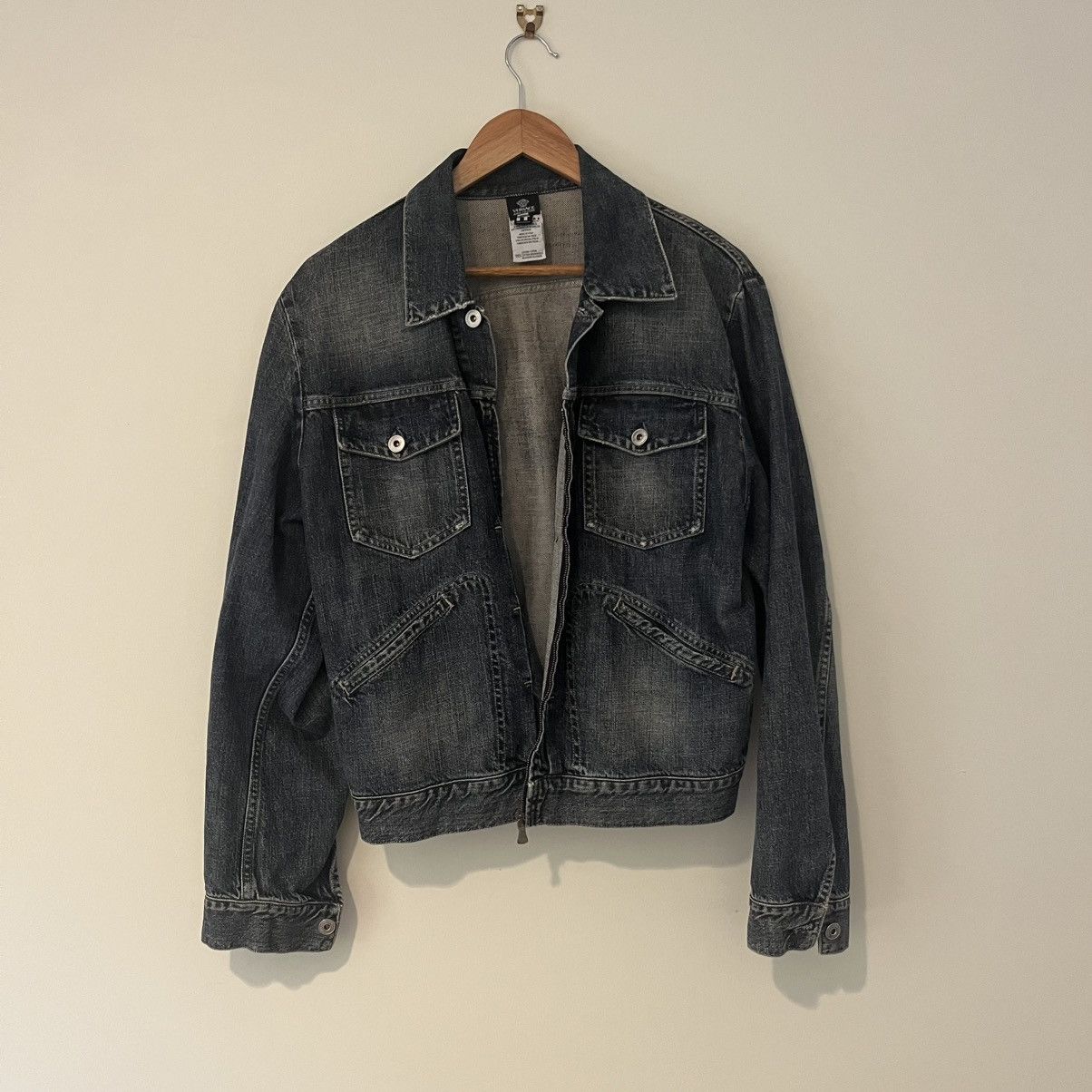 Versace Jeans Couture Versace Jeans Couture Denim Jacket – Blue L Size US L / EU 52-54 / 3 - 1 Thumbnail