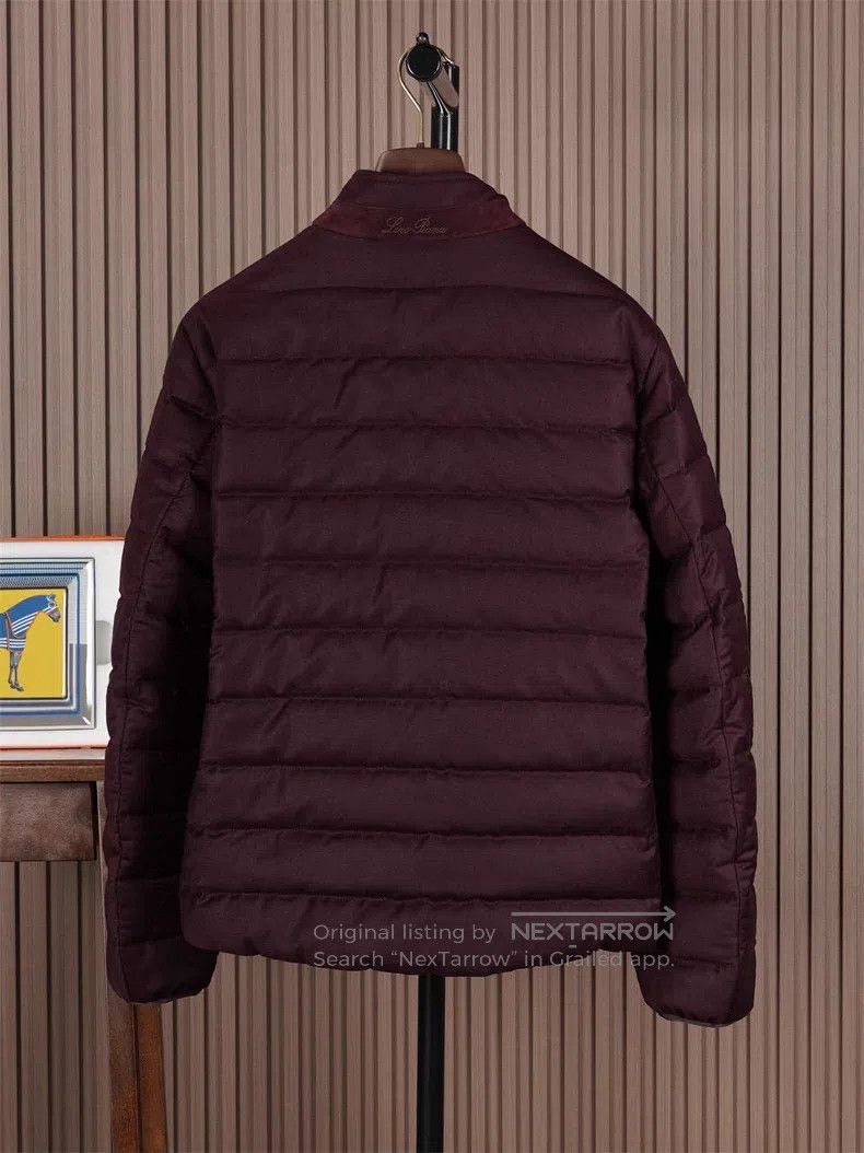 Loro Piana Loro Piana Burgundy Light-Proof Waterproof Down Jacket Size US S / EU 44-46 / 1 - 2 Thumbnail