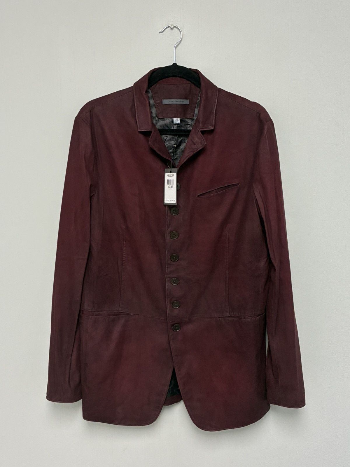 John Varvatos Woodward Multibutton Suede Jacket EU 50 USA 40 Size US M / EU 48-50 / 2 - 15 Thumbnail