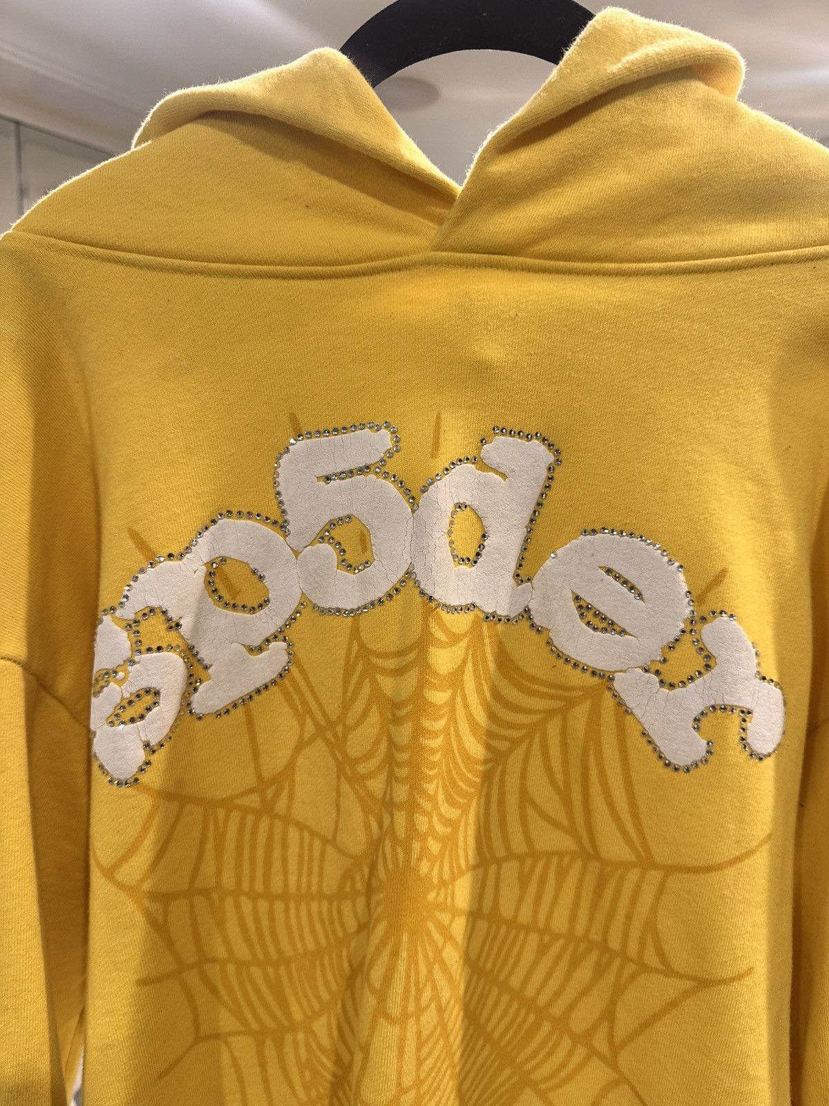 Sp5der Sp5der Rhinestone Hoodie V1 Size US L / EU 52-54 / 3 - 4 Thumbnail
