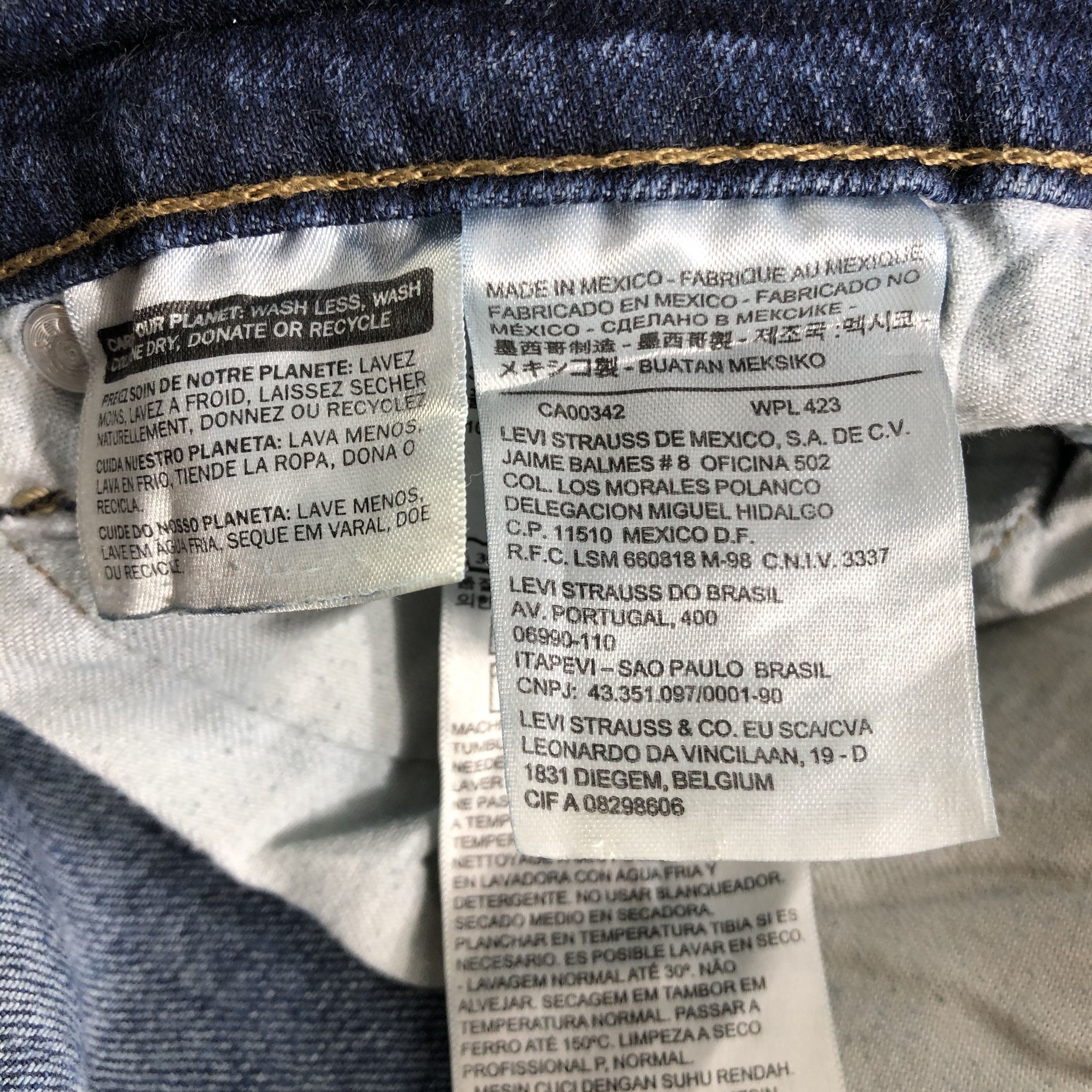 Levi's Vintage Blue Wash Levis 505 Jeans-J3343 Size US 31 - 11 Thumbnail