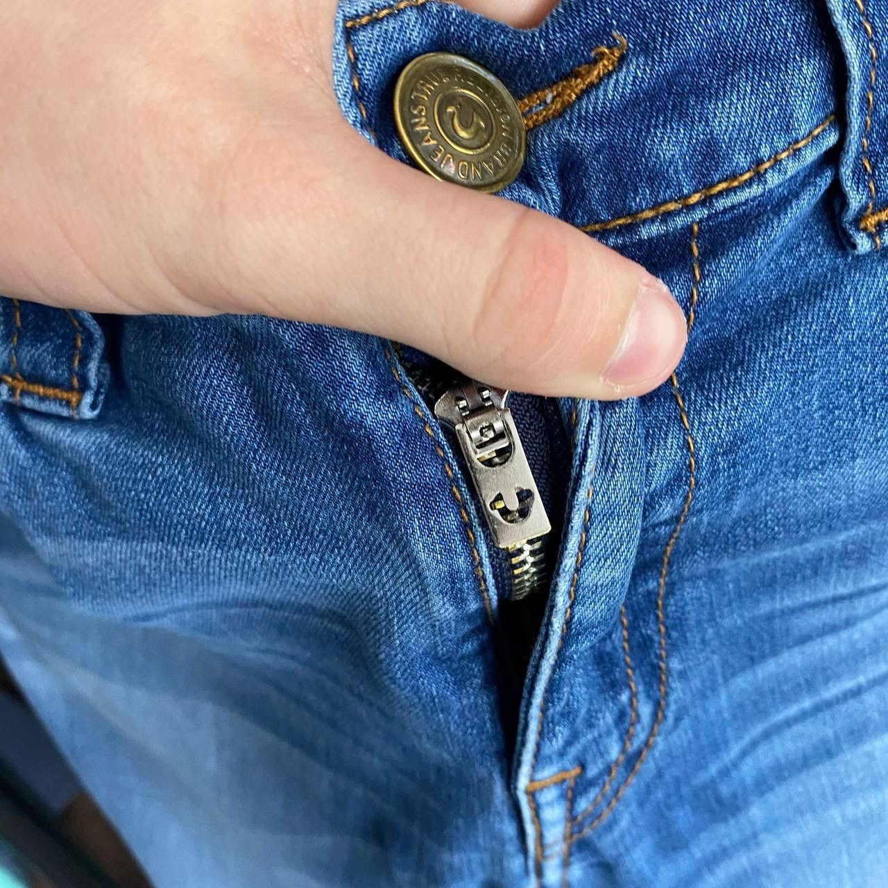 Japanese Brand × True Religion Vintage True Religion Big Logo y2k opium streetwear jeans Size US 31 - 11 Thumbnail