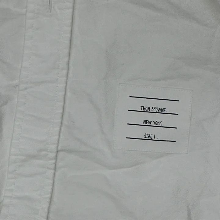 Thom Browne Thom Browne Classic Long Sleeve Shirt with Stripes -2507 Size US S / EU 44-46 / 1 - 5 Thumbnail