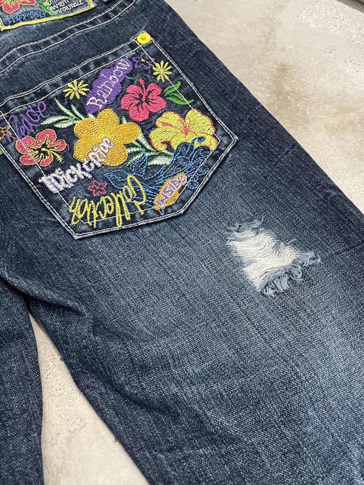 Hysteric Glamour × Japanese Brand Embroidery Graffiti Y2K Surf Hawaii Floral Pocket Size US 30 / EU 46 - 15 Thumbnail