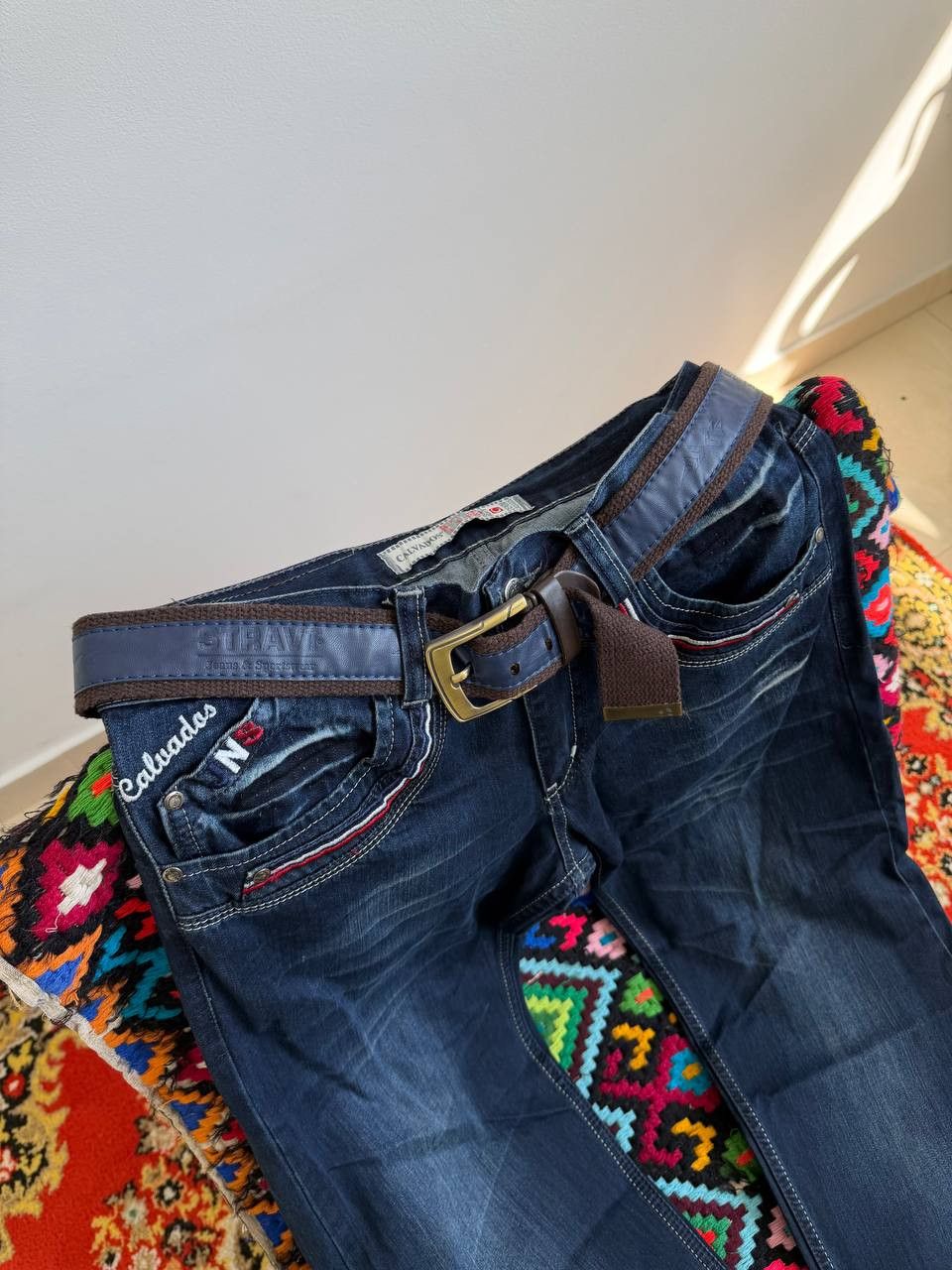 Hedi Slimane 2000s Hedi Slimane Style Washed Faded Denim Jeans Size US 30 / EU 46 - 5 Thumbnail