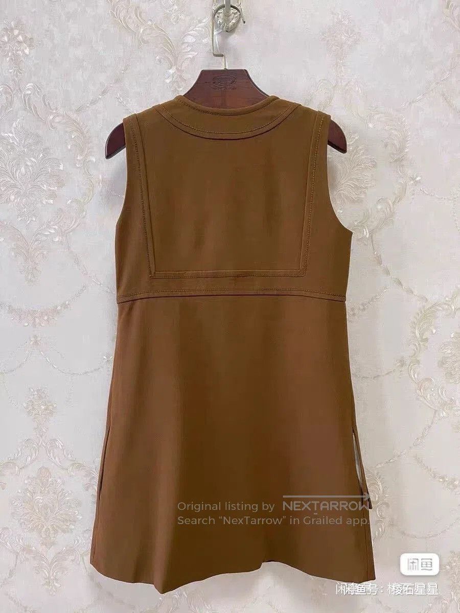 Chloe Chloe New Runway Caramel Sleeveless Pinafore. Size M / US 6-8 / IT 42-44 - 8 Thumbnail