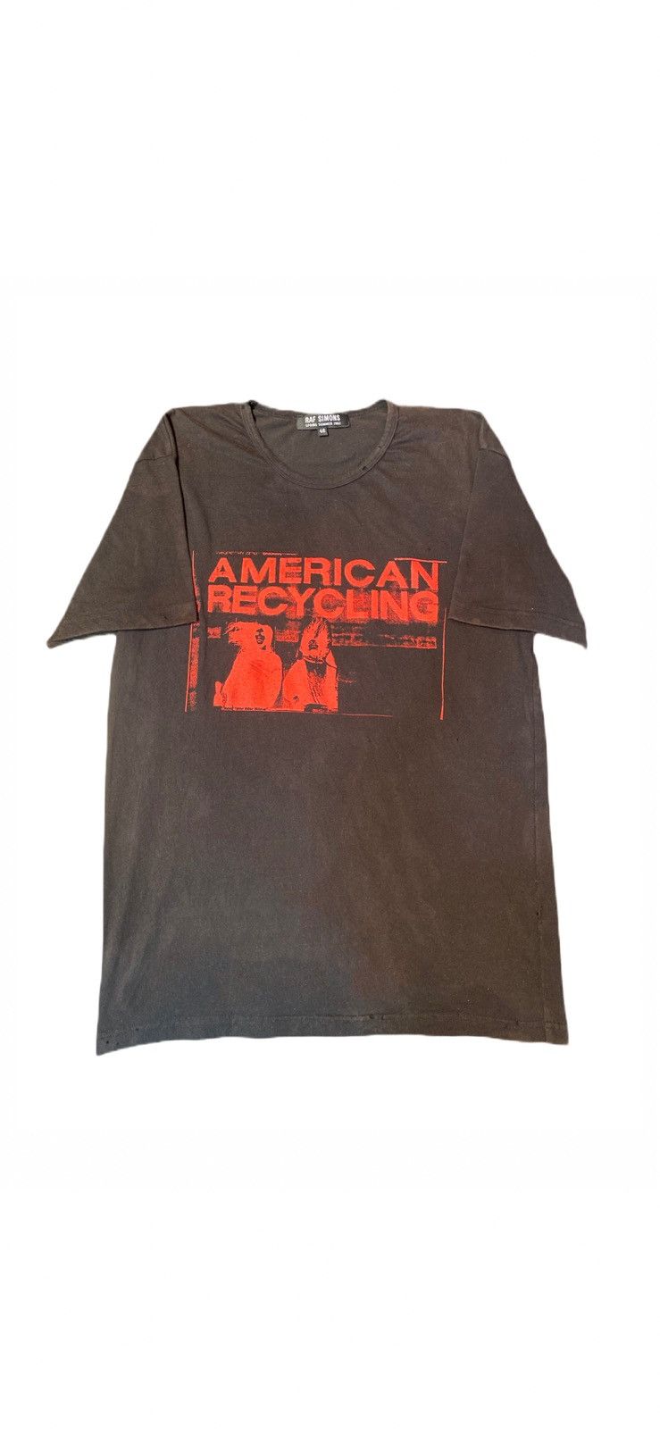 image of Raf Simons Ss2002 American Recycling in Black, Men's (Size Small)