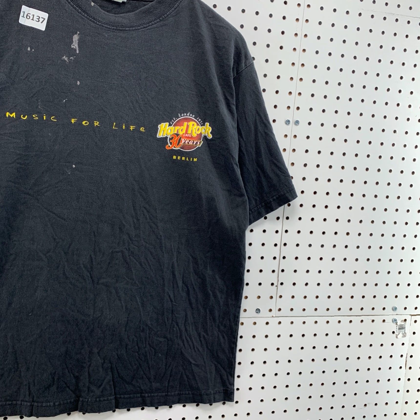 Hard Rock Cafe VINTAGE Hard Rock Cafe Berlin T-Shirt Adult Large Black Short Sleeve World Tour Unisex Size US L / EU 52-54 / 3 - 5 Thumbnail